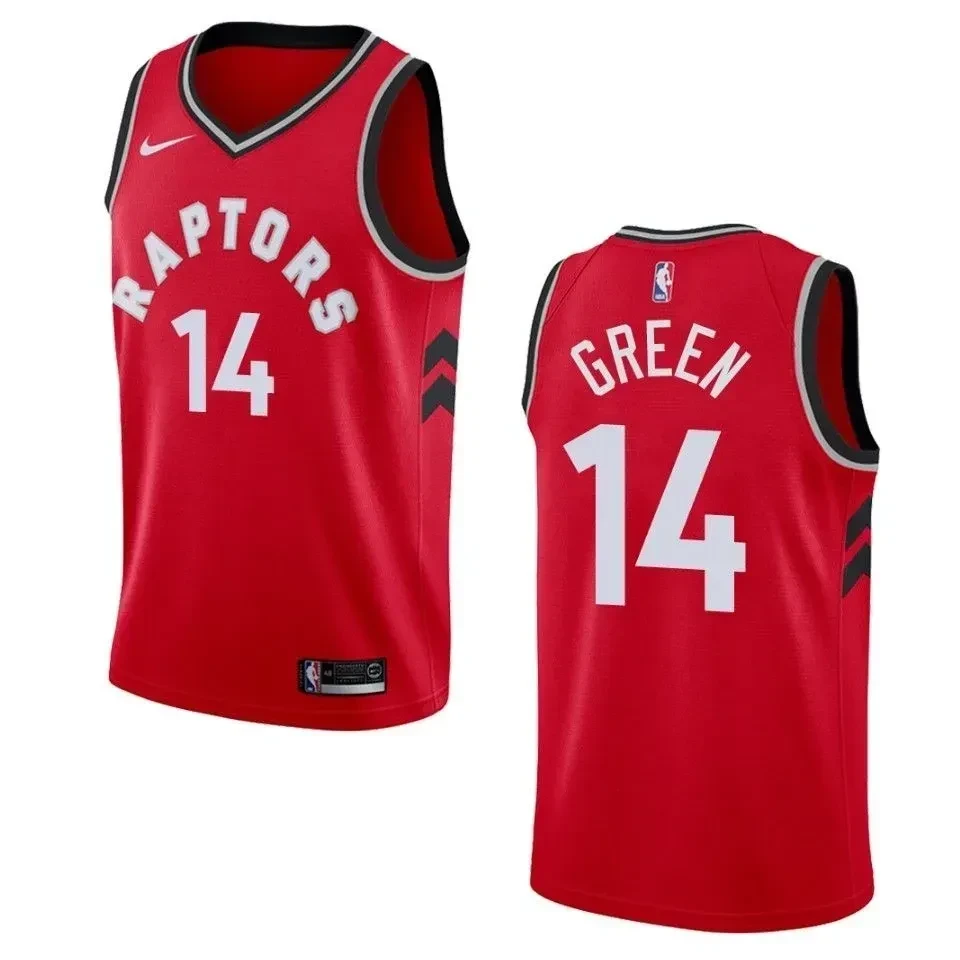 Toronto Raptors 14 Danny Green Icon Swingman Red NBA Jersey Men's