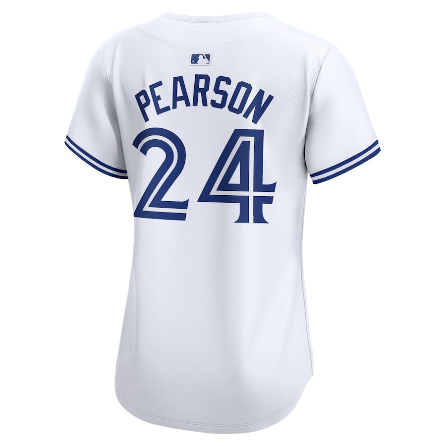 Nate Pearson 24 Toronto Blue Jays Home Limited Player White MLB Jersey Women's