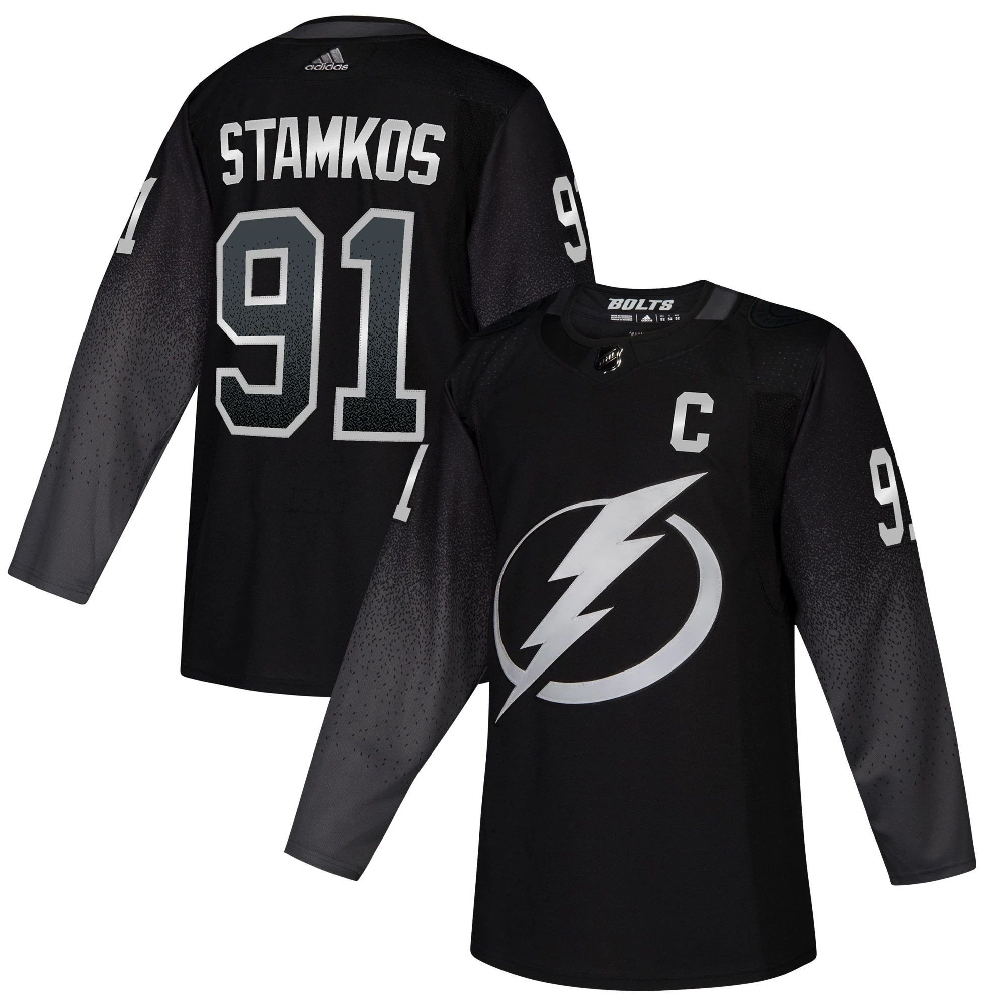 Tampa Bay Lightning Steven Stamkos Black Alternate Player NHL Jersey Men's