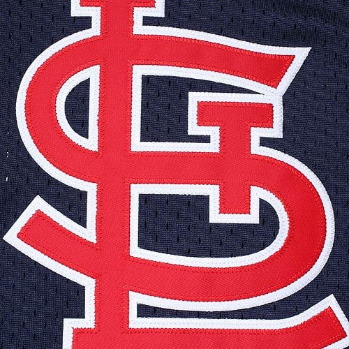 St. Louis Cardinals Ozzie Smith Mitchell Ness Navy 1994 Cooperstown Collection Mesh Batting Practice MLB Jersey Men's