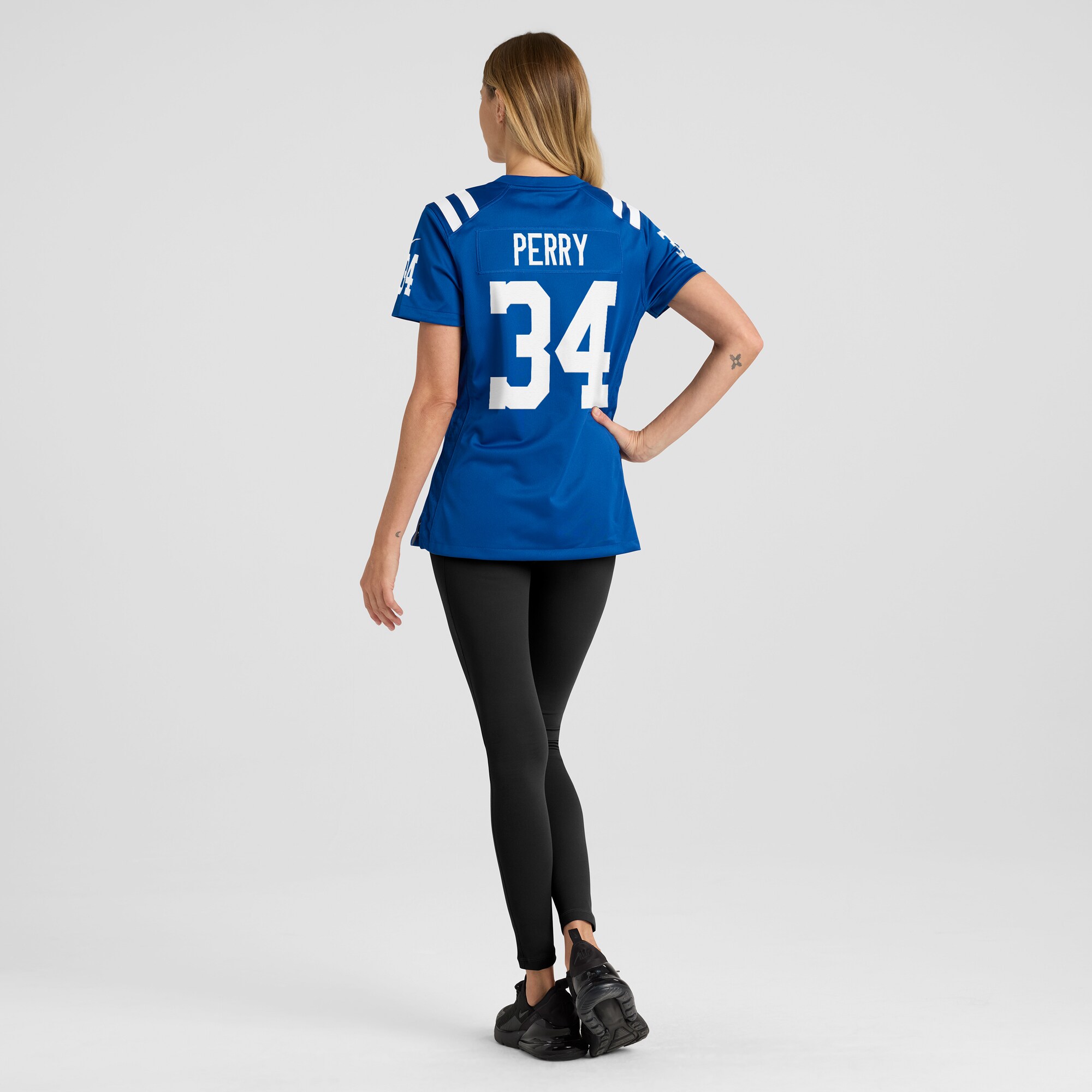 Indianapolis Colts Joe Perry Royal Game Retired Player NFL Jersey Women's