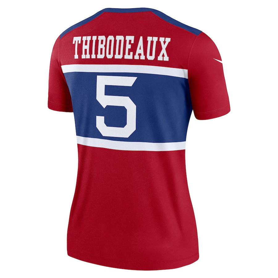 Kayvon Thibodeaux 5 New York Giants Alternate Legend Player Century Red NFL Jersey Women's
