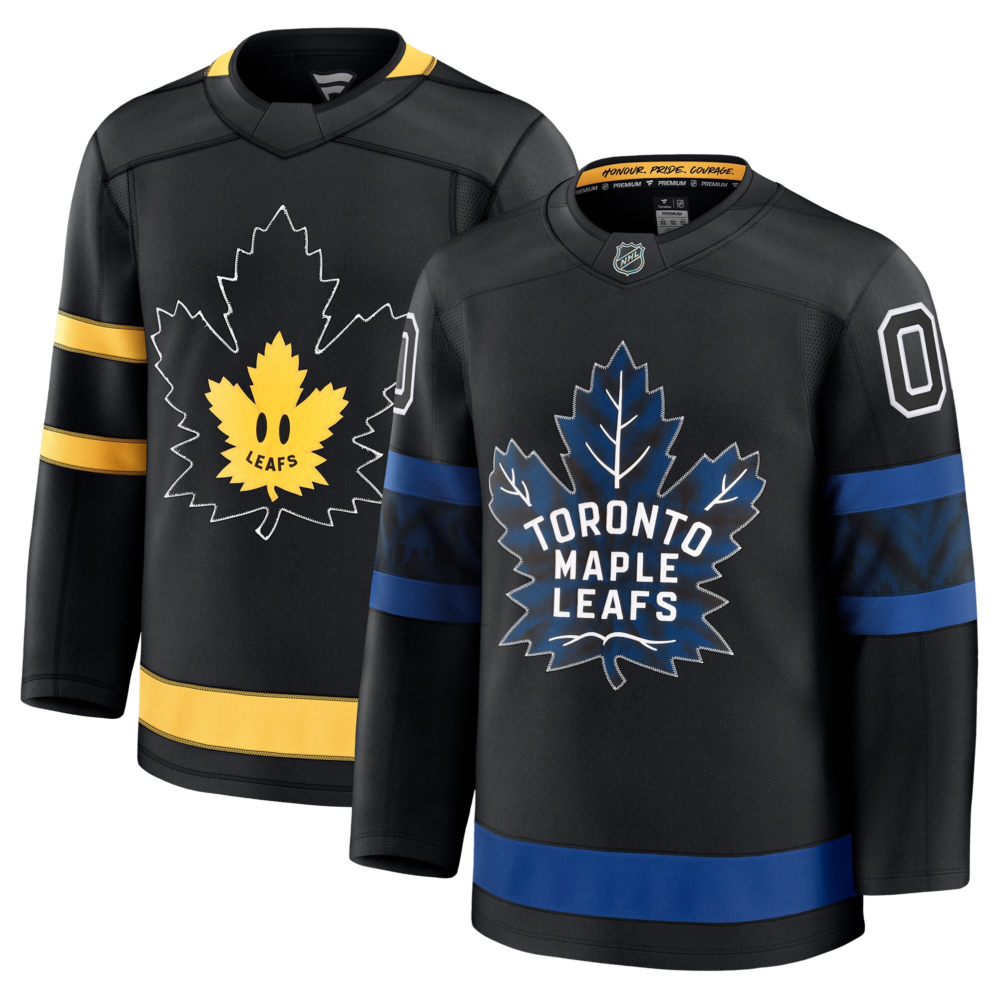 Toronto Maple Leafs x drew house Black Alternate Premium Custom NHL Jersey Men's