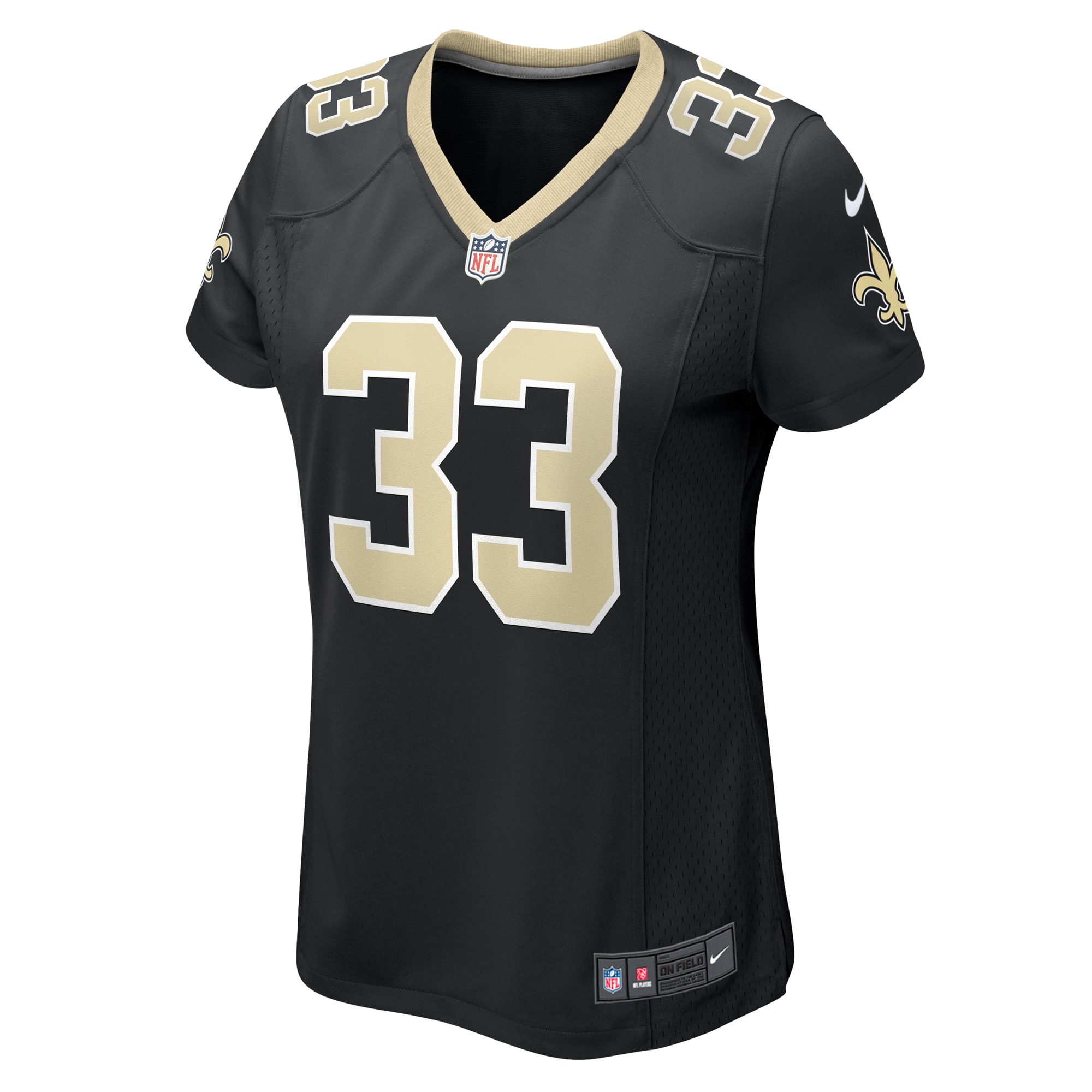 New Orleans Saints Mims Black Game NFL Jersey Women's