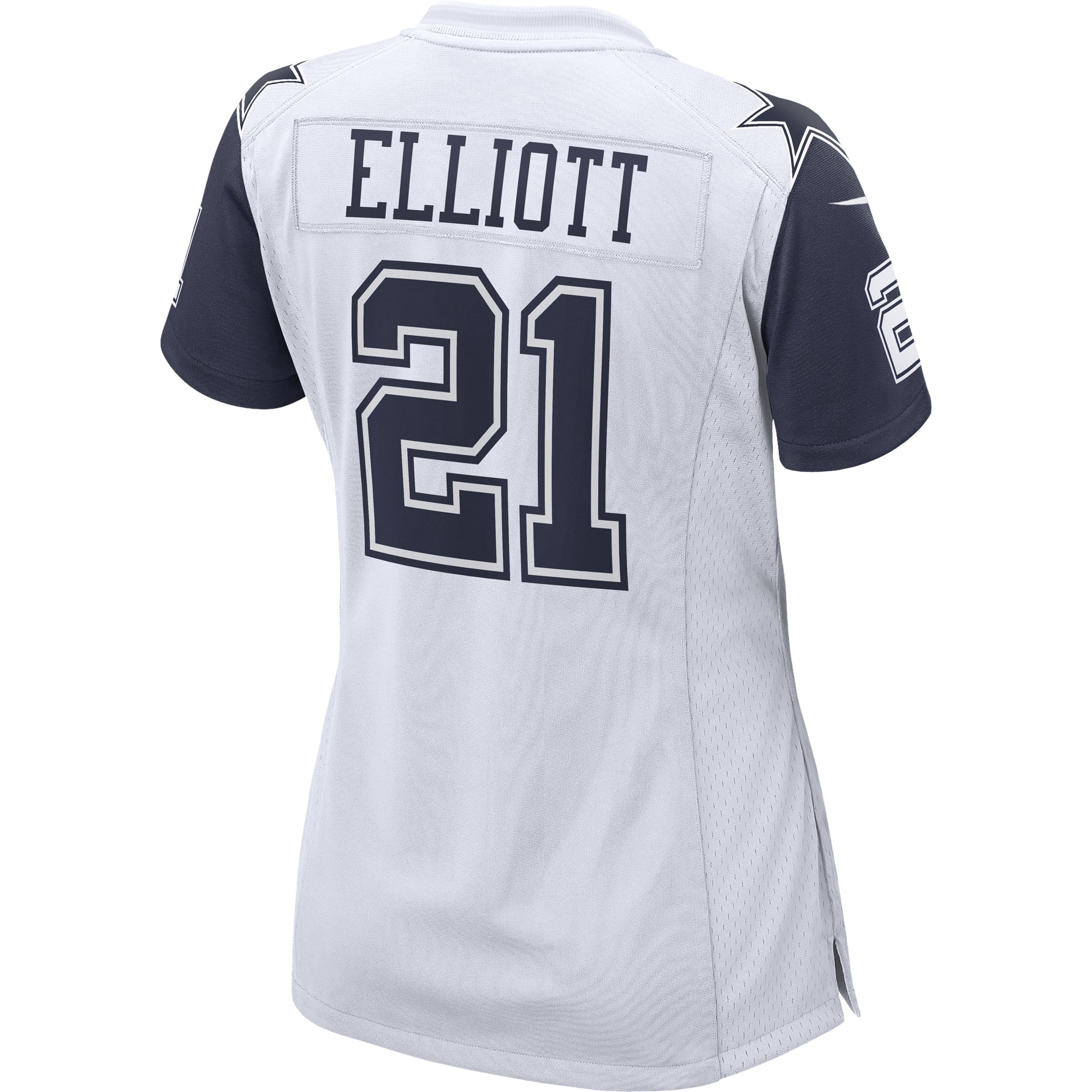 Dallas Cowboys Ezekiel Elliott White Alternate Game NFL Jersey Women's