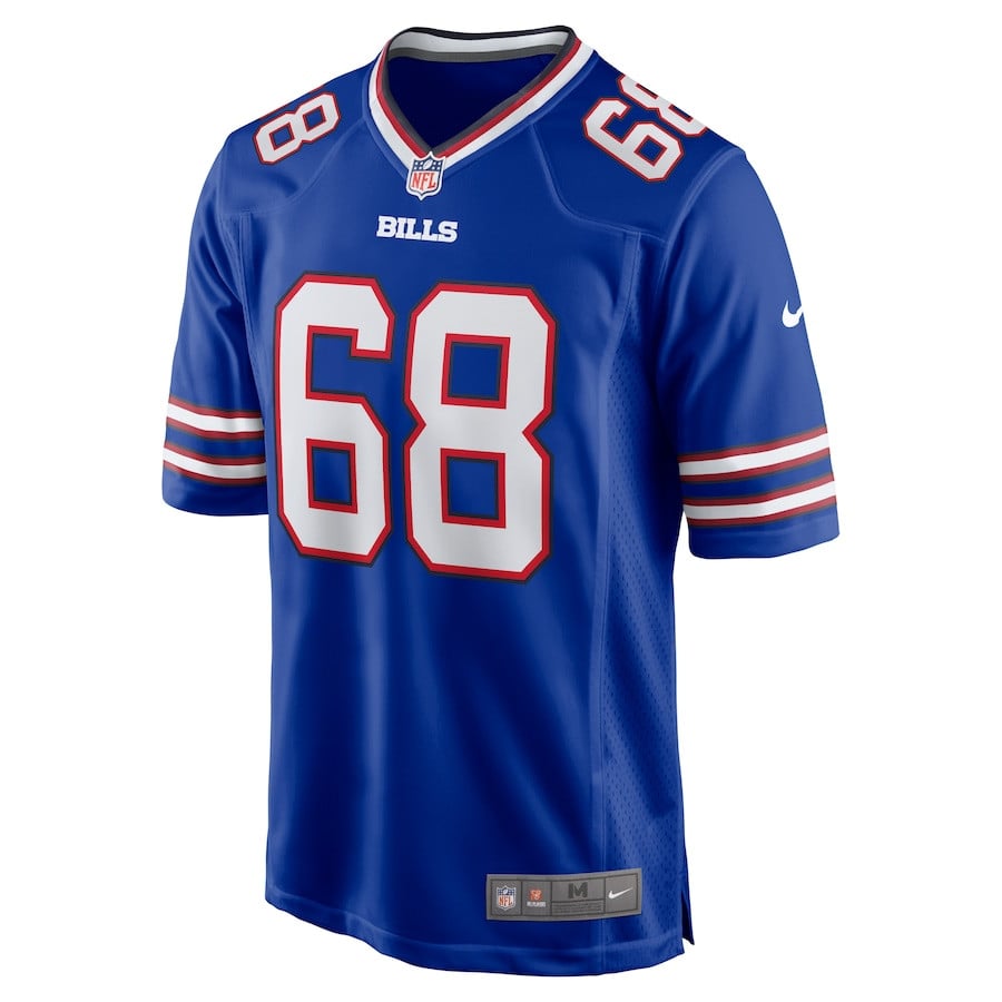 Tylan Grable 68 Buffalo Bills Game Royal NFL Jersey Men's