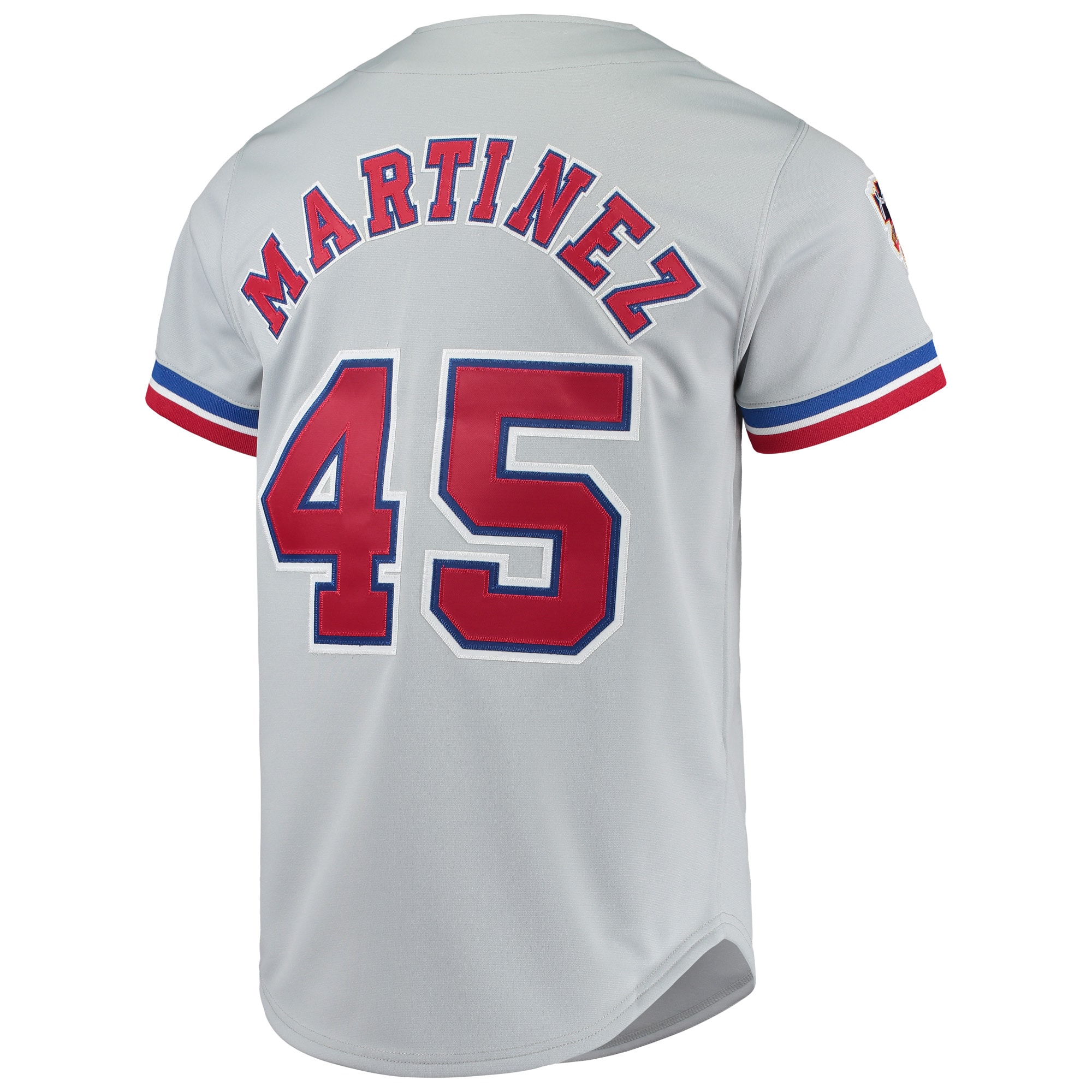 Montreal Expos Pedro Martinez Mitchell Ness Gray Cooperstown Collection MLB Jersey Men's
