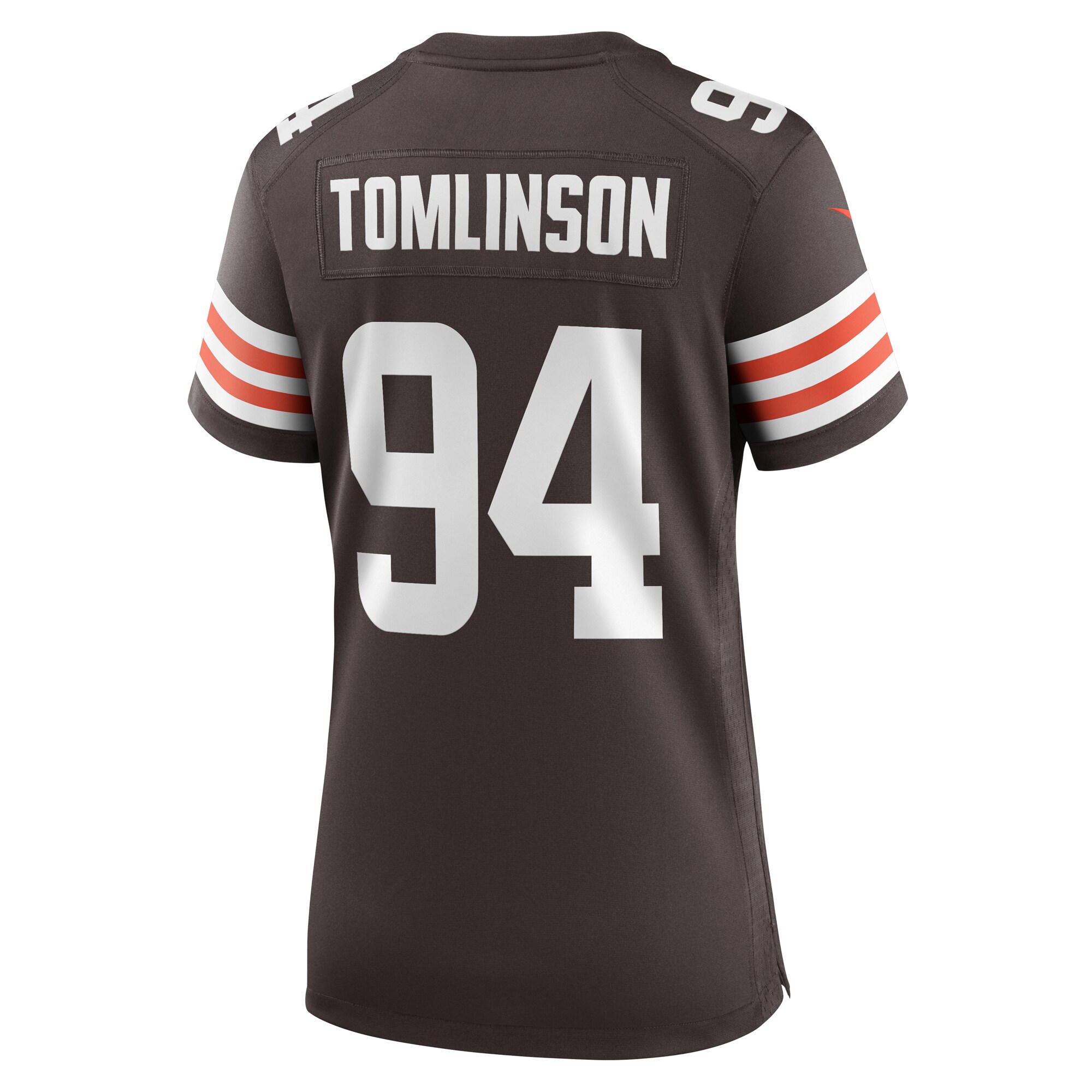 Cleveland Browns Dalvin Tomlinson Brown Game Player NFL Jersey Women's
