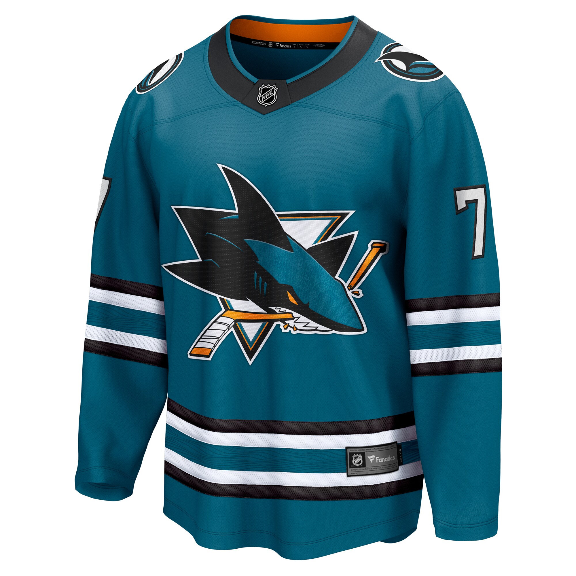 San Jose Sharks Nico Sturm Teal Home Breakaway NHL Jersey Men's