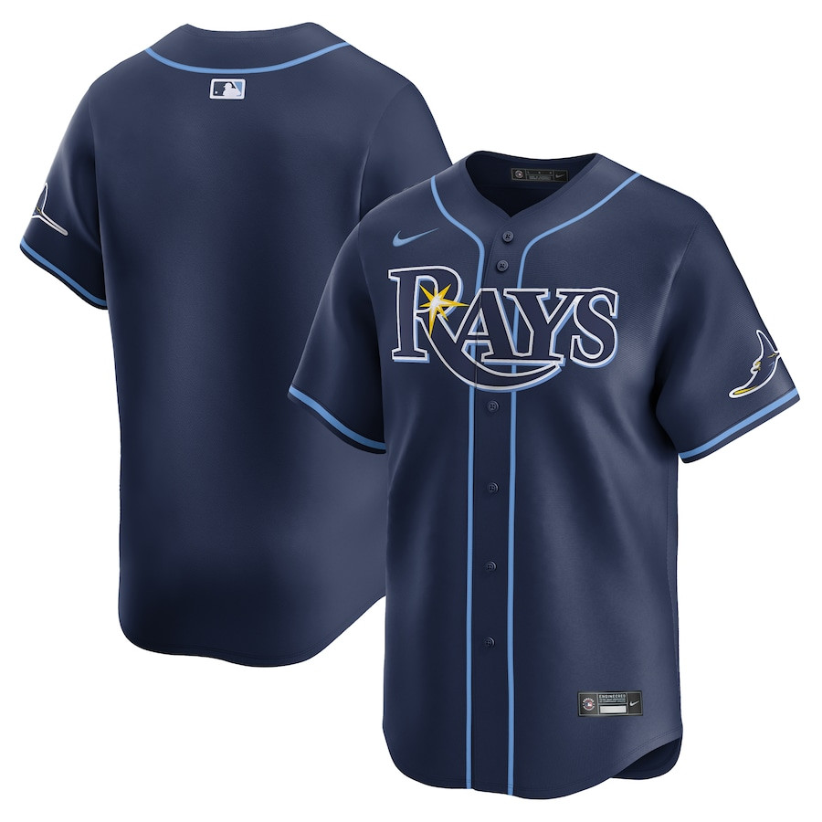 Tampa Bay Rays Away Limited Navy MLB Jersey Men's