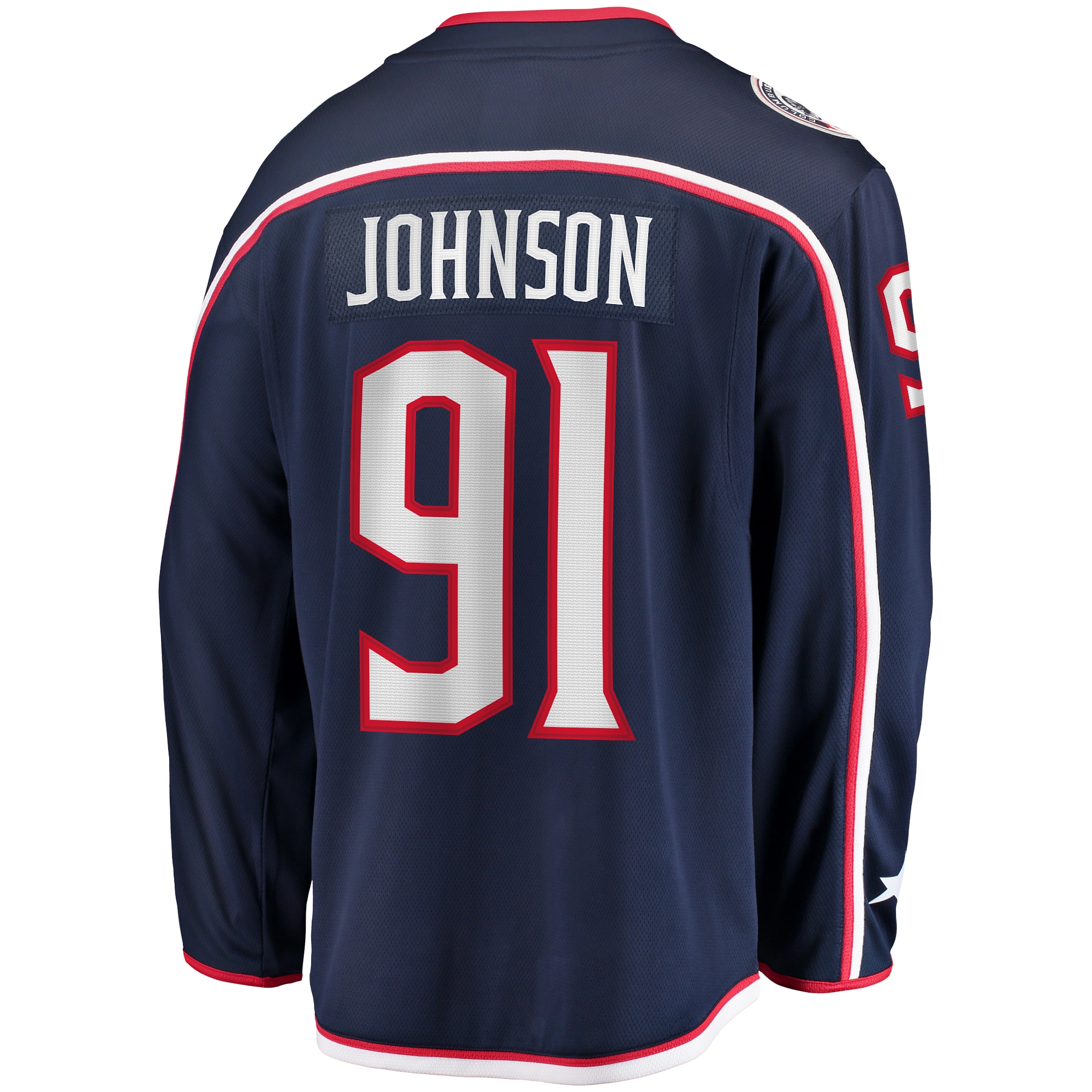 Columbus Blue Jackets Kent Johnson Navy Home Breakaway NHL Jersey Men's