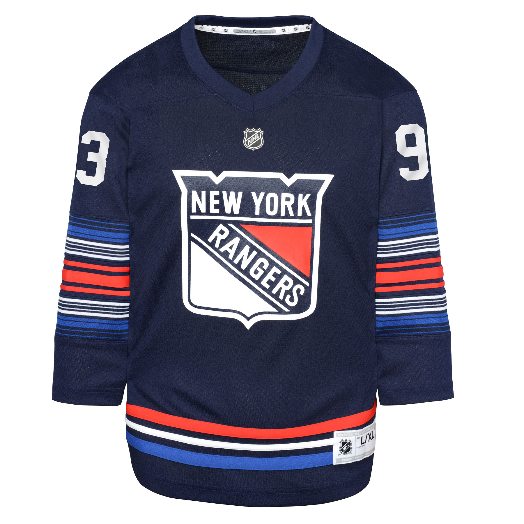 New York Rangers Mika Zibanejad Navy Alternate Player NHL Jersey Youth