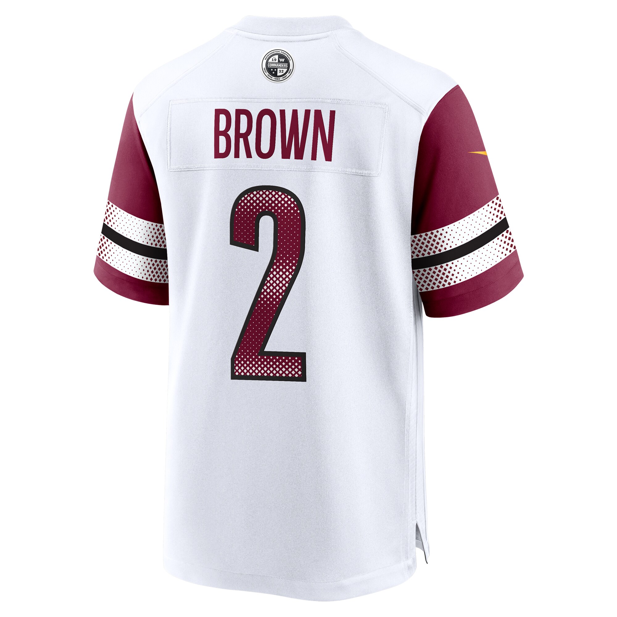 Washington Commanders Dyami Brown White Game NFL Jersey Men's