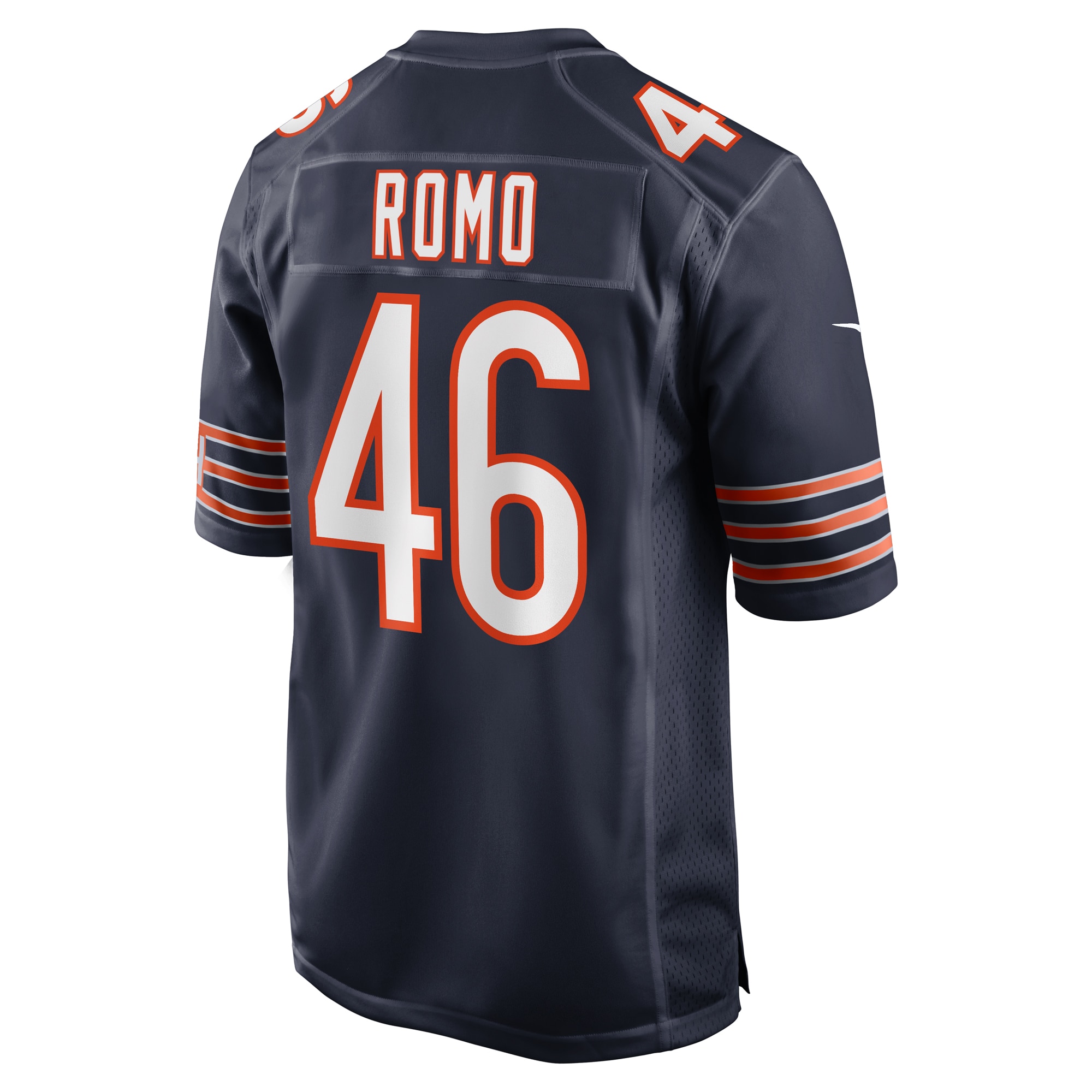 Chicago Bears John Parker Romo Navy Team Game NFL Jersey Men's