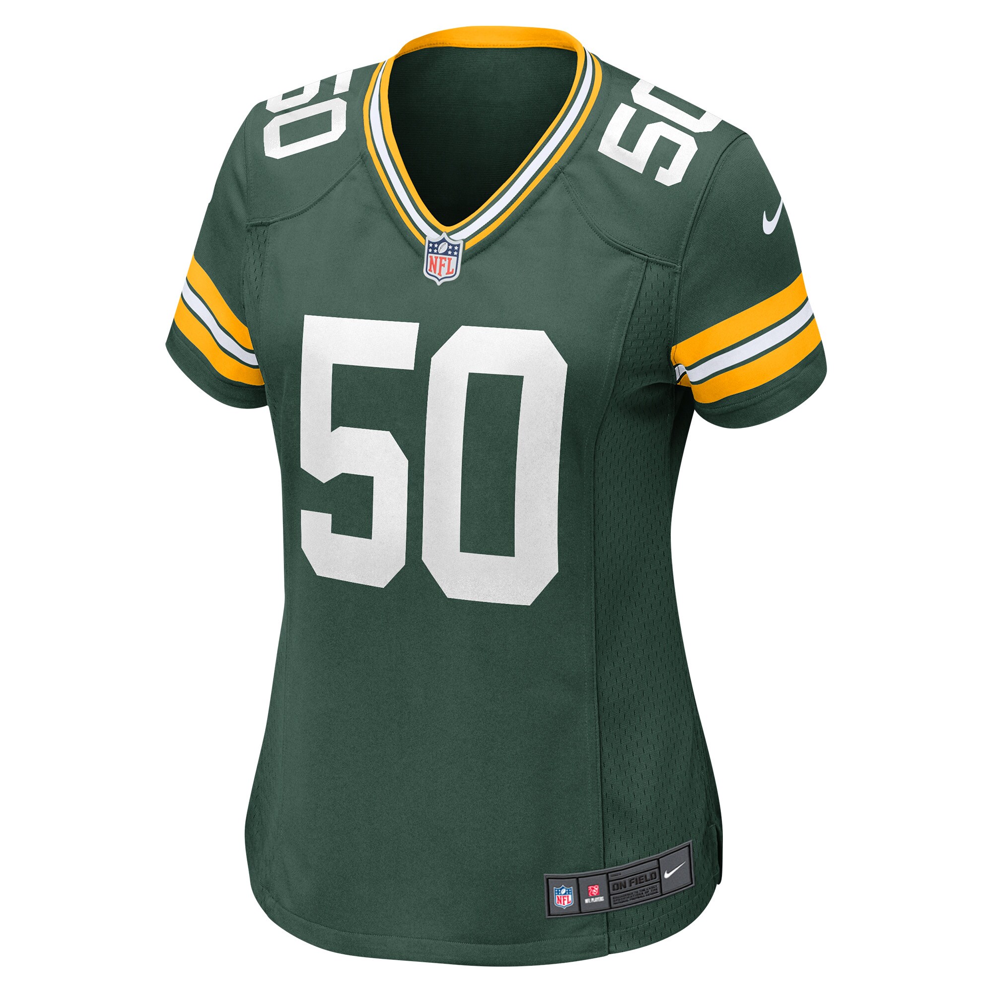 Green Bay Packers Zach Tom Green Player Game NFL Jersey Women's