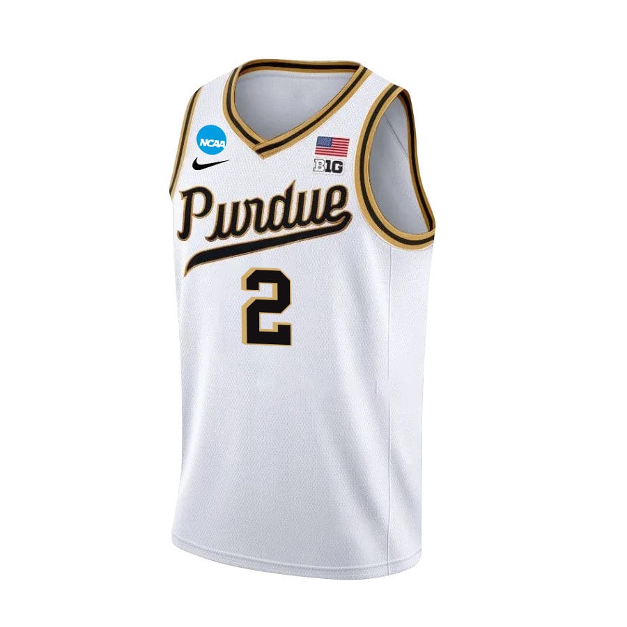 Fletcher Loyer 2 Purdue Boilermakers 2024 White Unisex NCAA Jersey Unisex