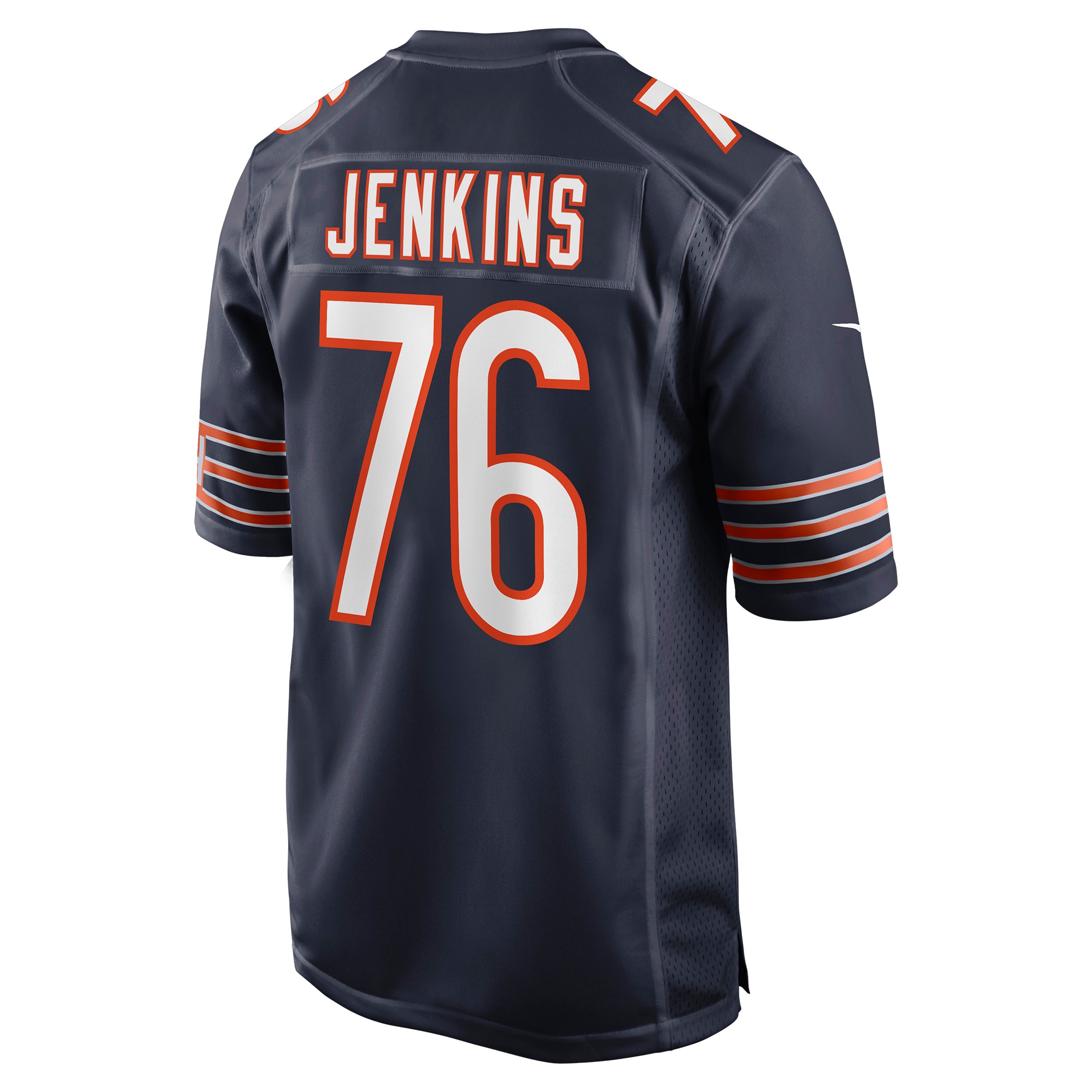 Chicago Bears Teven Jenkins Navy Game NFL Jersey Men's