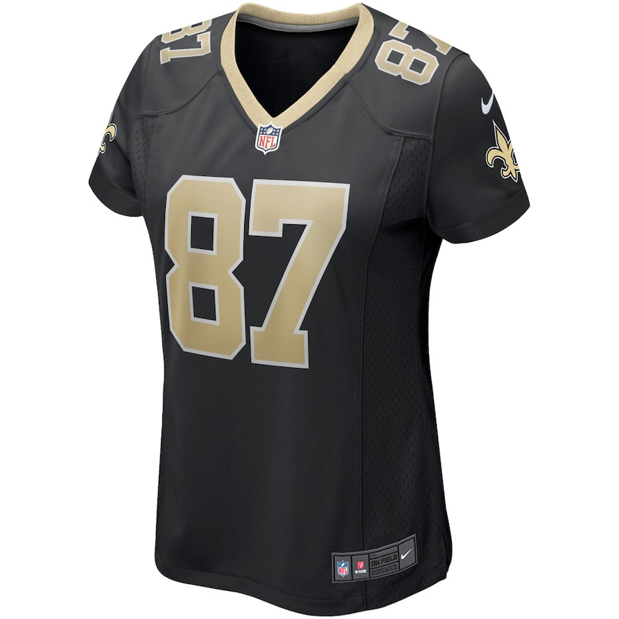Joe Horn 87 New Orleans Saints Game Retired Black NFL Jersey Women's