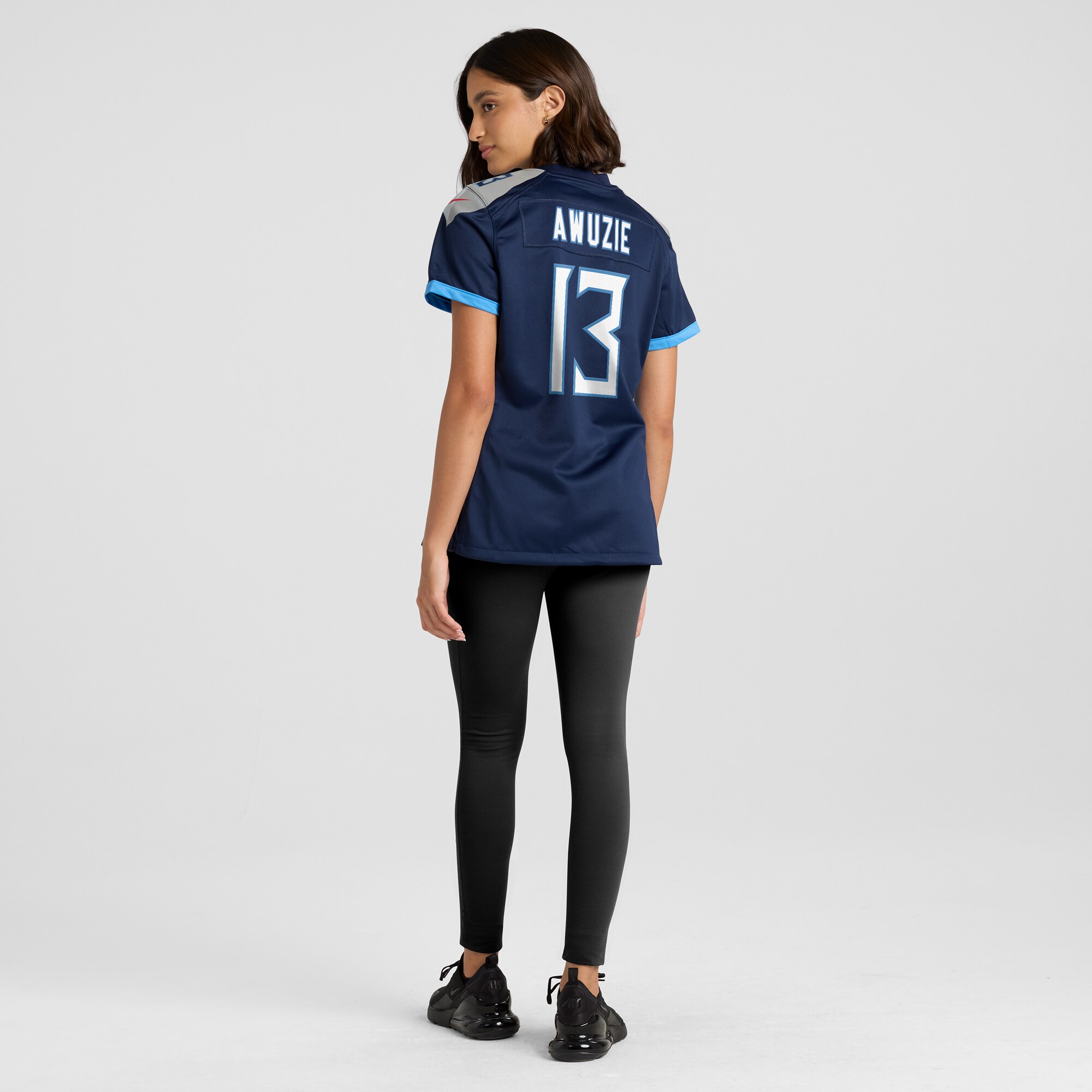 Tennessee Titans Chidobe Awuzie Navy Game NFL Jersey Women's