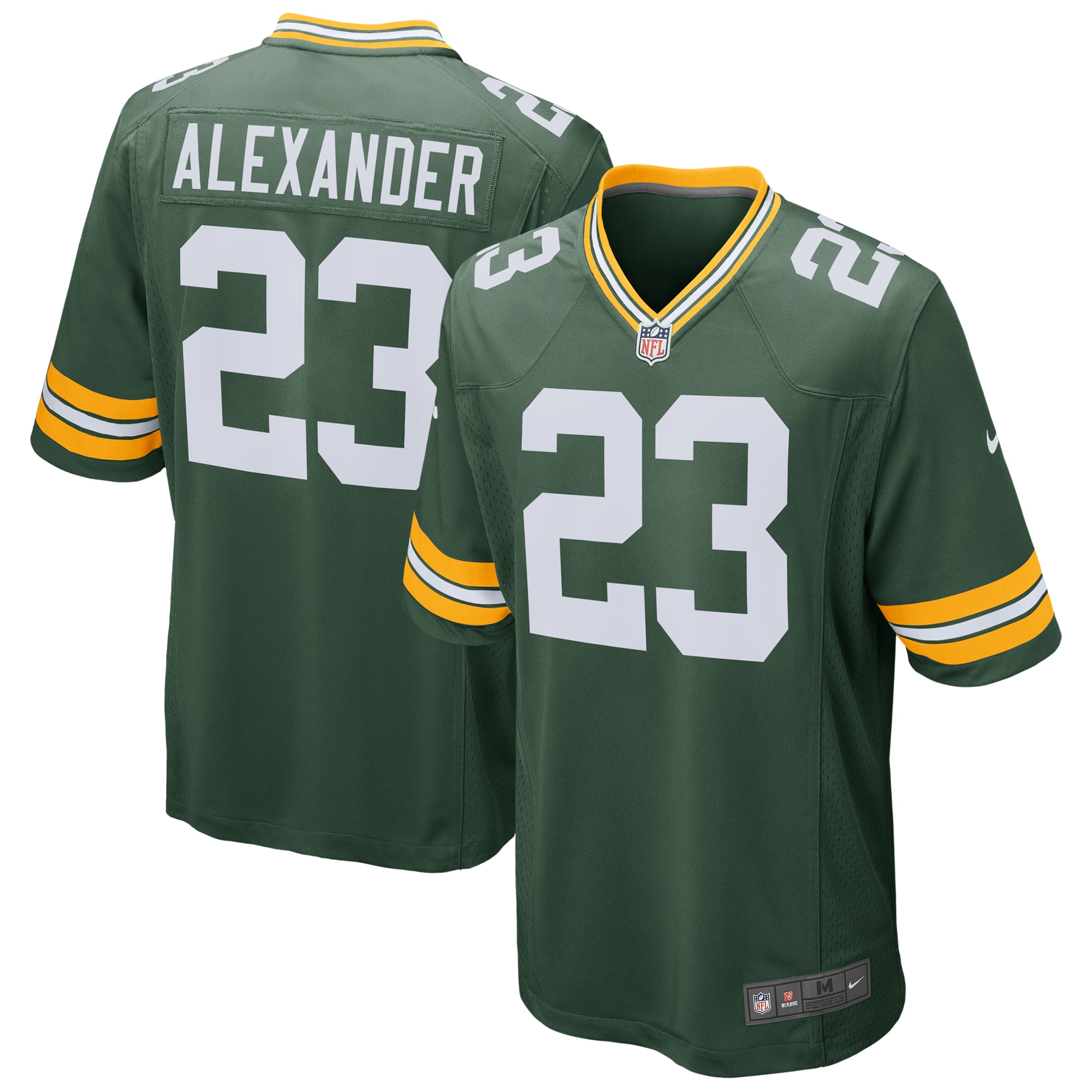 Green Bay Packers Jaire Alexander Green Game NFL Jersey Men's