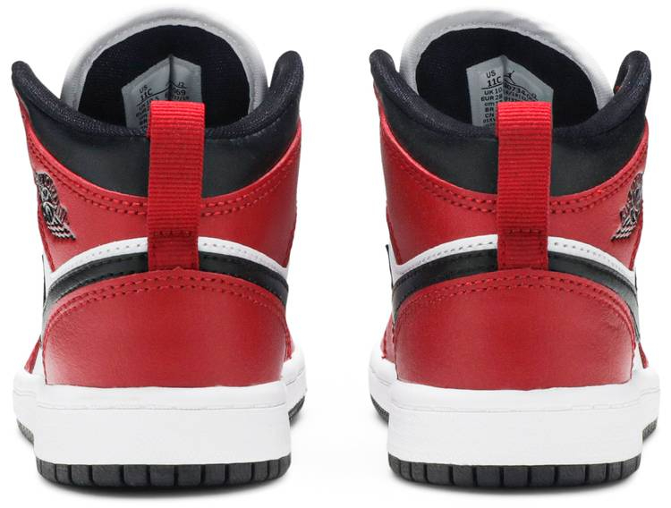 Air Jordan 1 Mid PS Chicago Black Toe 640734-069