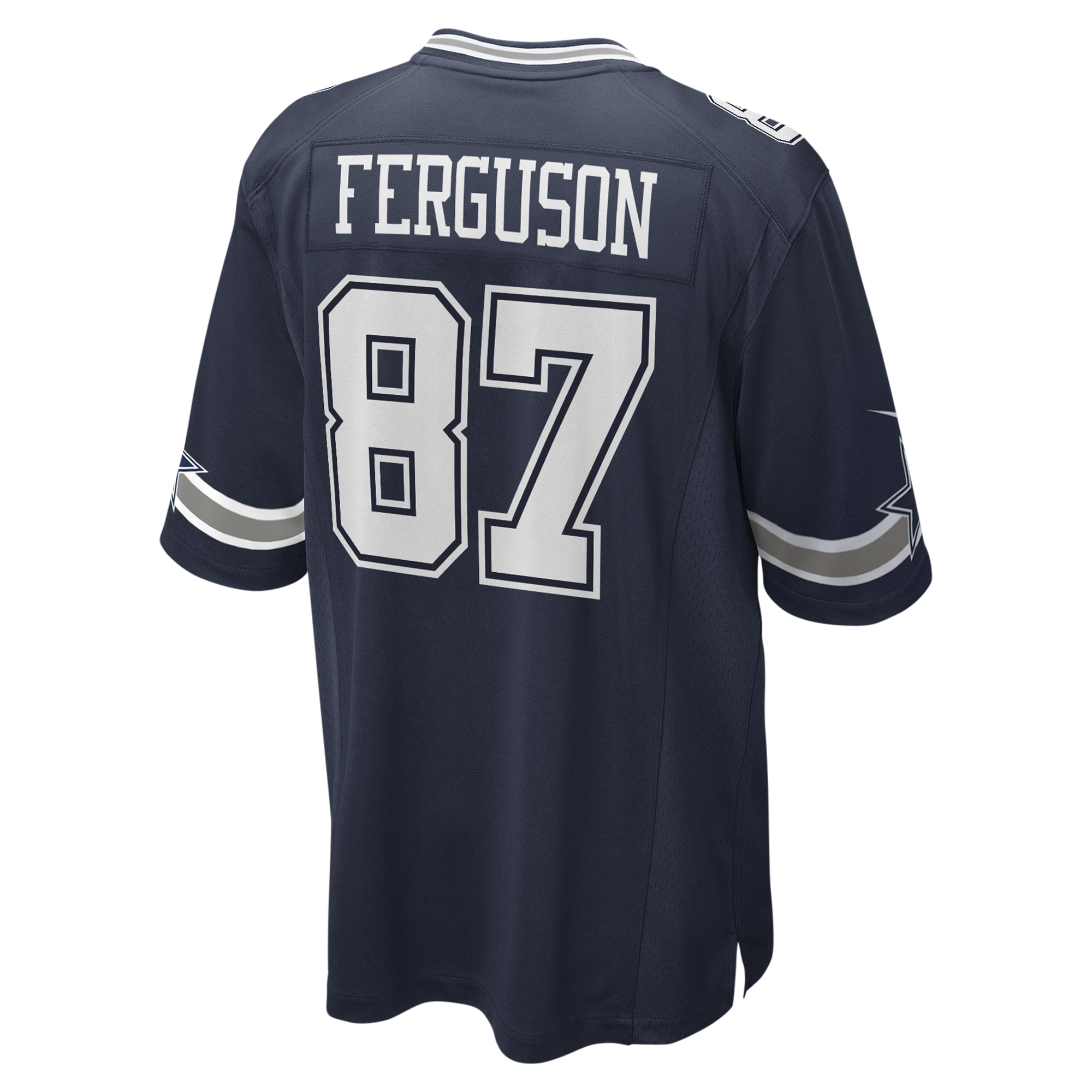 Dallas Cowboys Jake Ferguson Navy Team Game NFL Jersey Men's