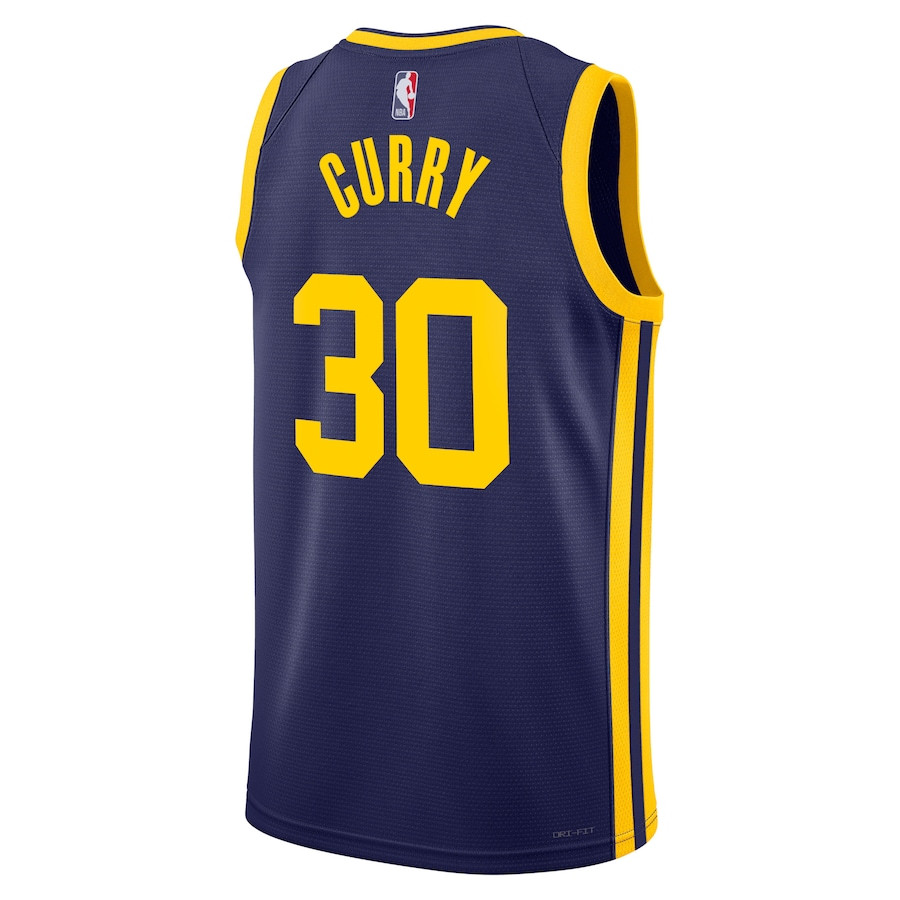 Stephen Curry 30 Golden State Warriors Unisex Swingman Statement Edition Navy NBA Jersey Unisex