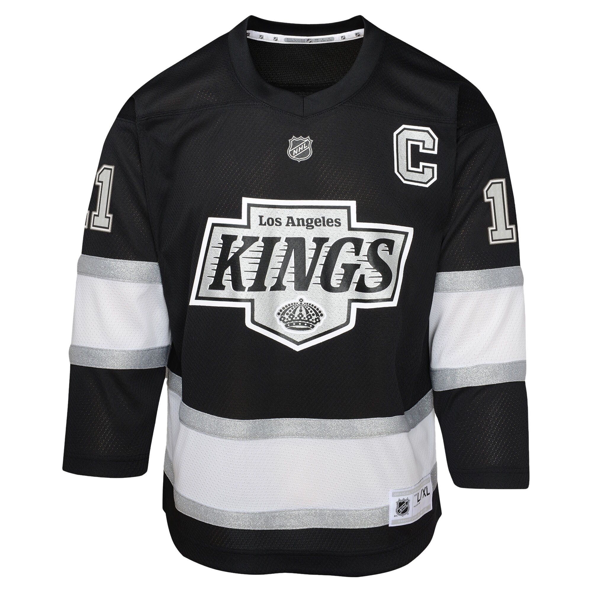 Los Angeles Kings Anze Kopitar Black Player NHL Jersey Youth