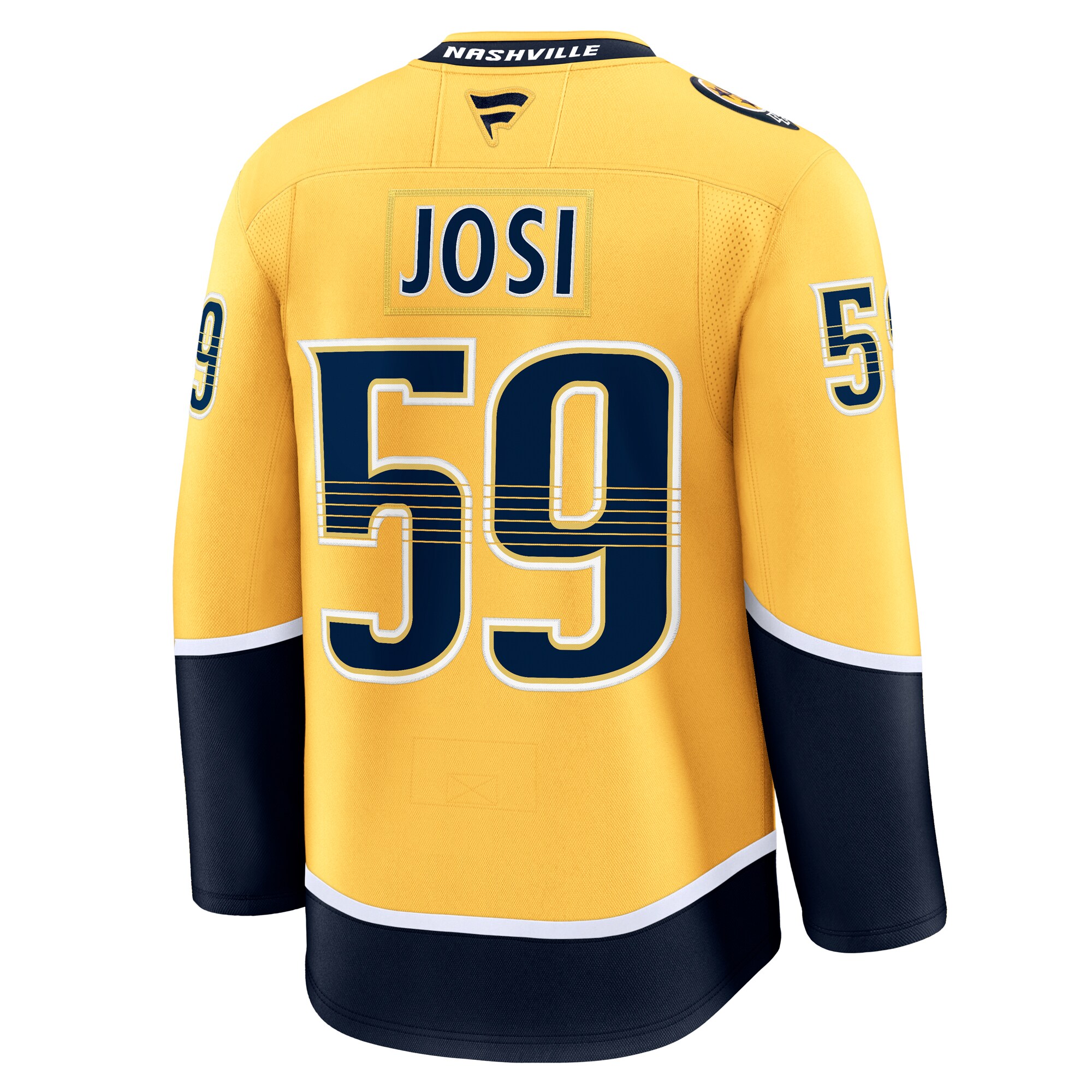 Nashville Predators Roman Josi Yellow Home Premium NHL Jersey Men's