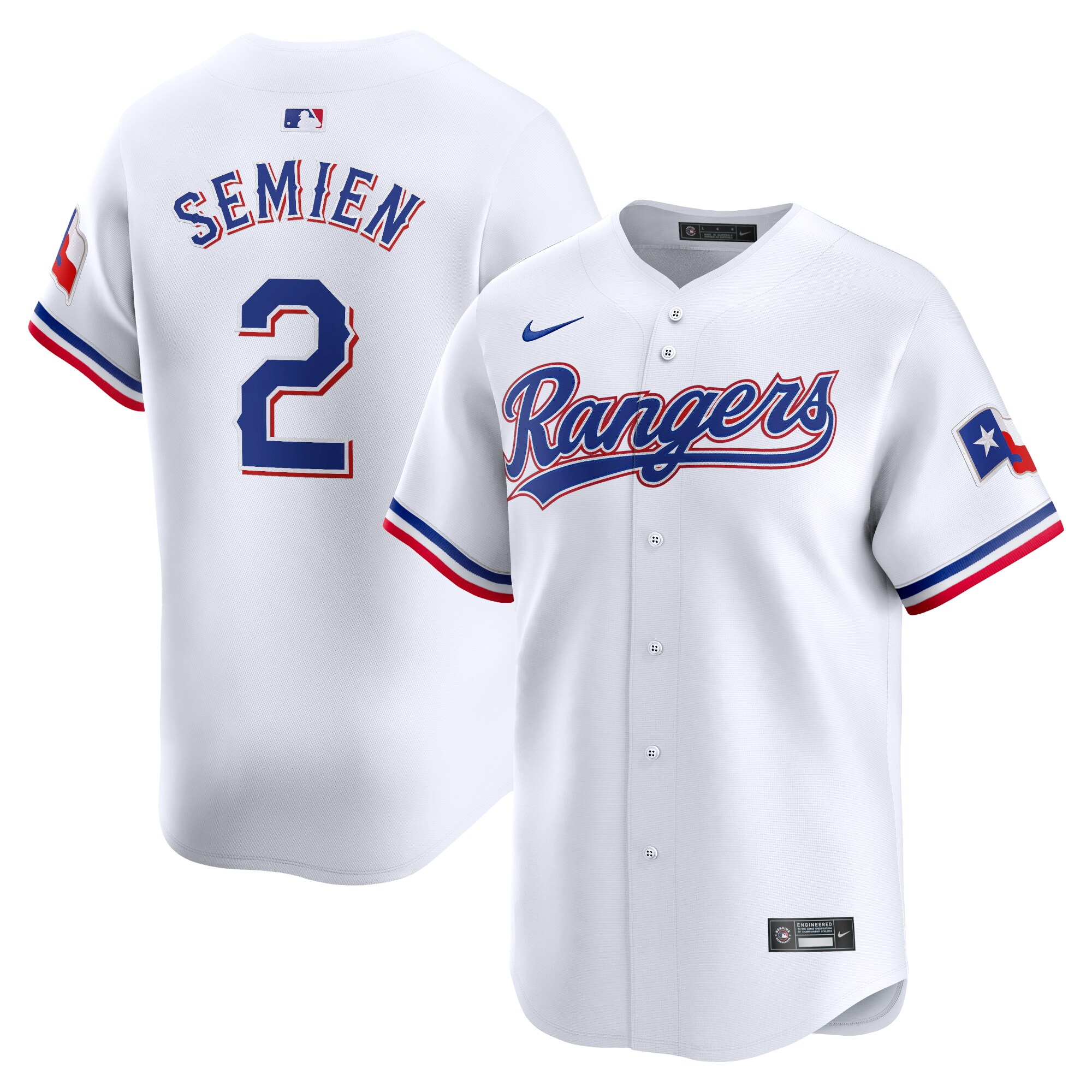 Texas Rangers Marcus Semien White Home Limited Player MLB Jersey Men's