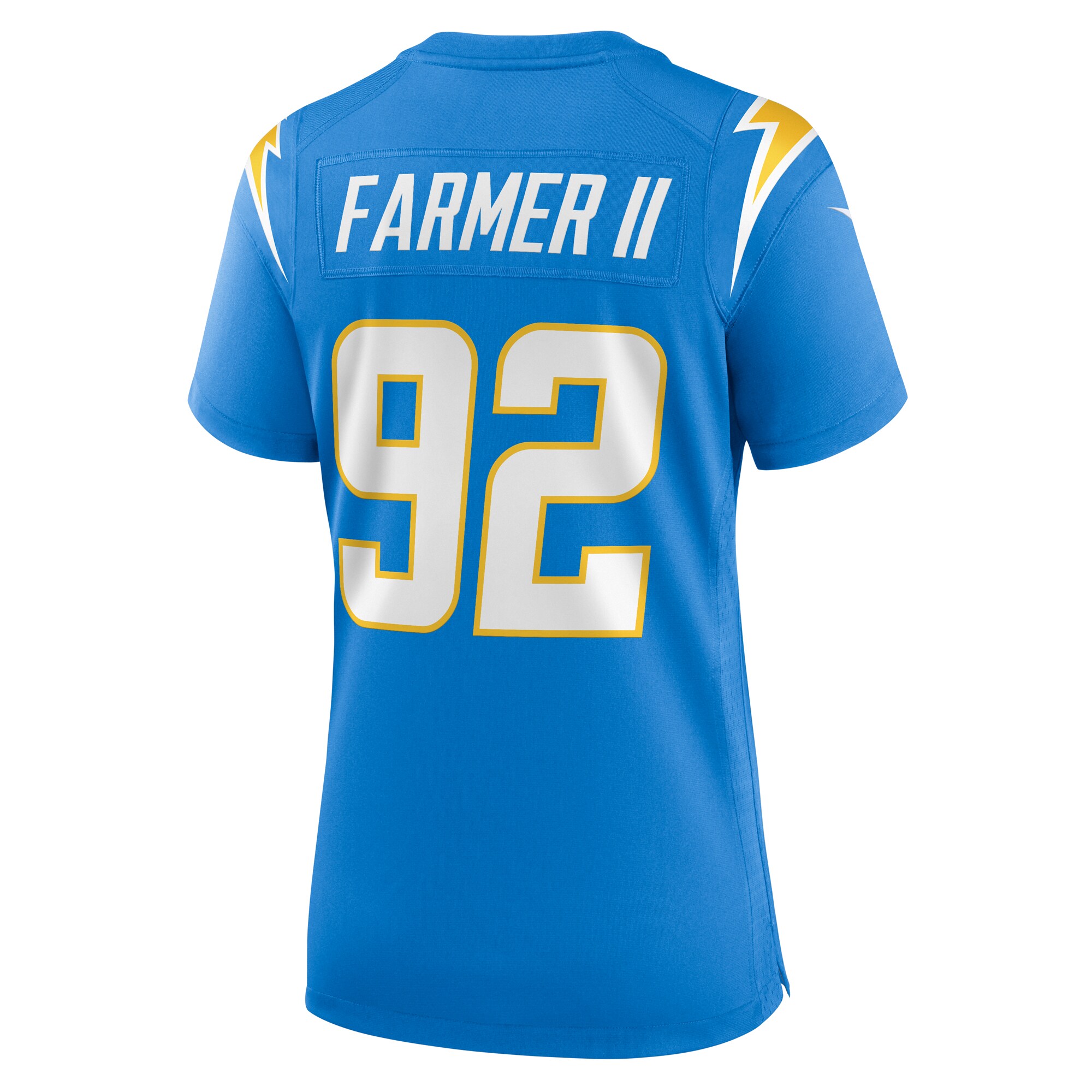 Los Angeles Chargers Andrew Farmer Powder Blue Team Game NFL Jersey Women's