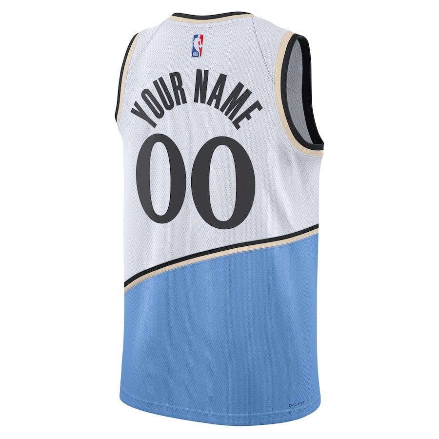 Atlanta Hawks Unisex 2024/25 Custom Swingman City Editio White NBA Jersey Unisex