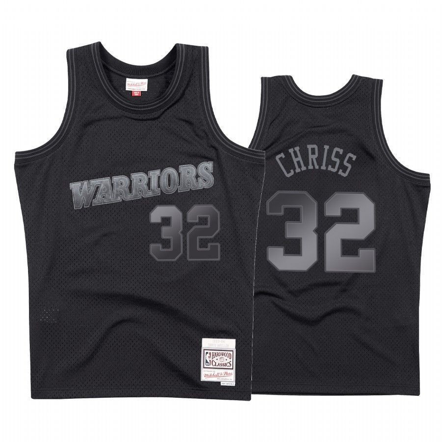 Golden State Warriors Marquese Chriss 32 Black Tonal NBA Jersey Men's
