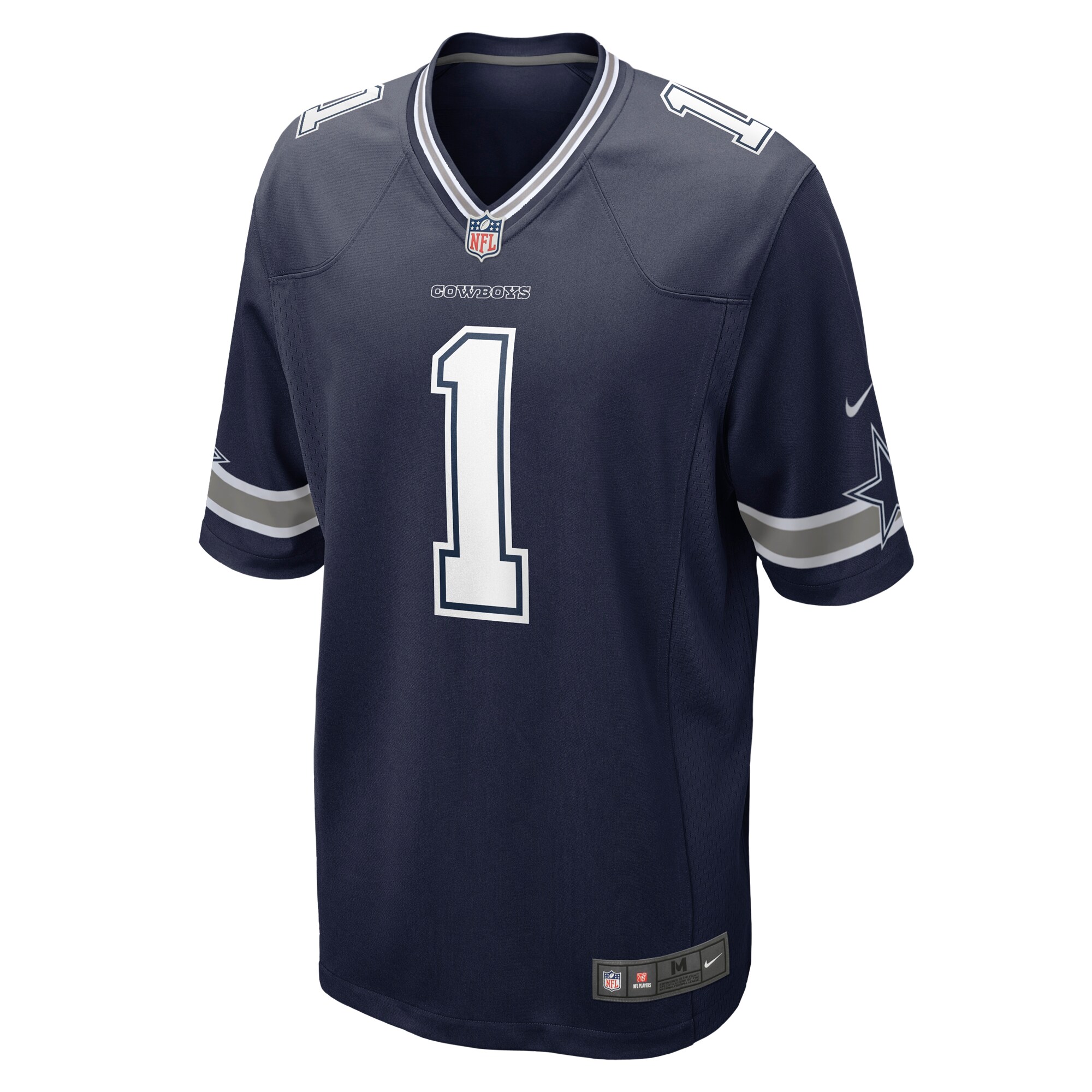 Dallas Cowboys Number 1 Dad Navy Game NFL Jersey Men's