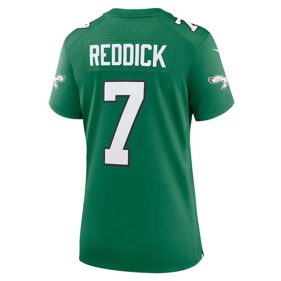 Haason Reddick 7 Philadelphia Eagles Alternate Game Kelly Green NFL Jersey Women's