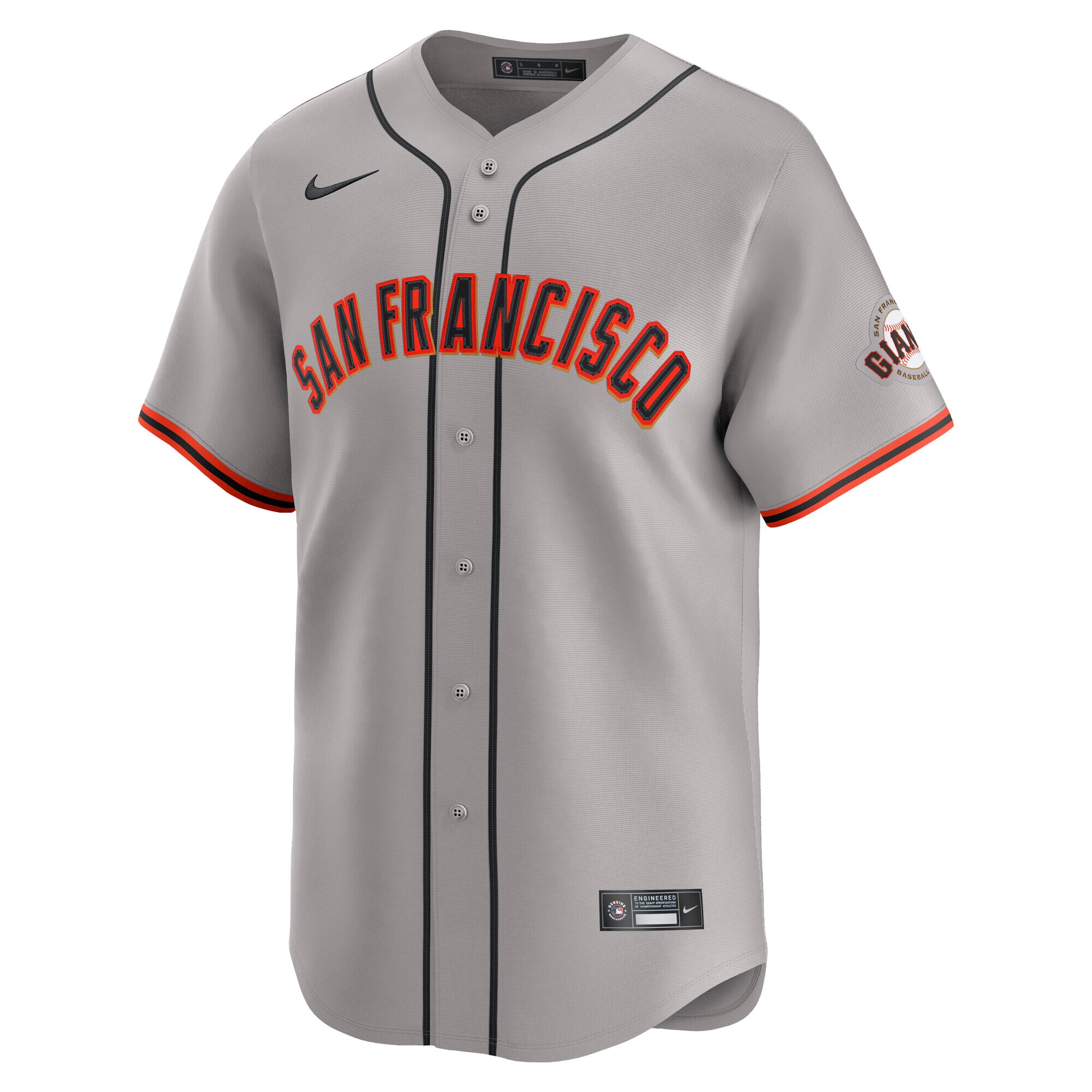 San Francisco Giants Gray Away Limited MLB Jersey Men's