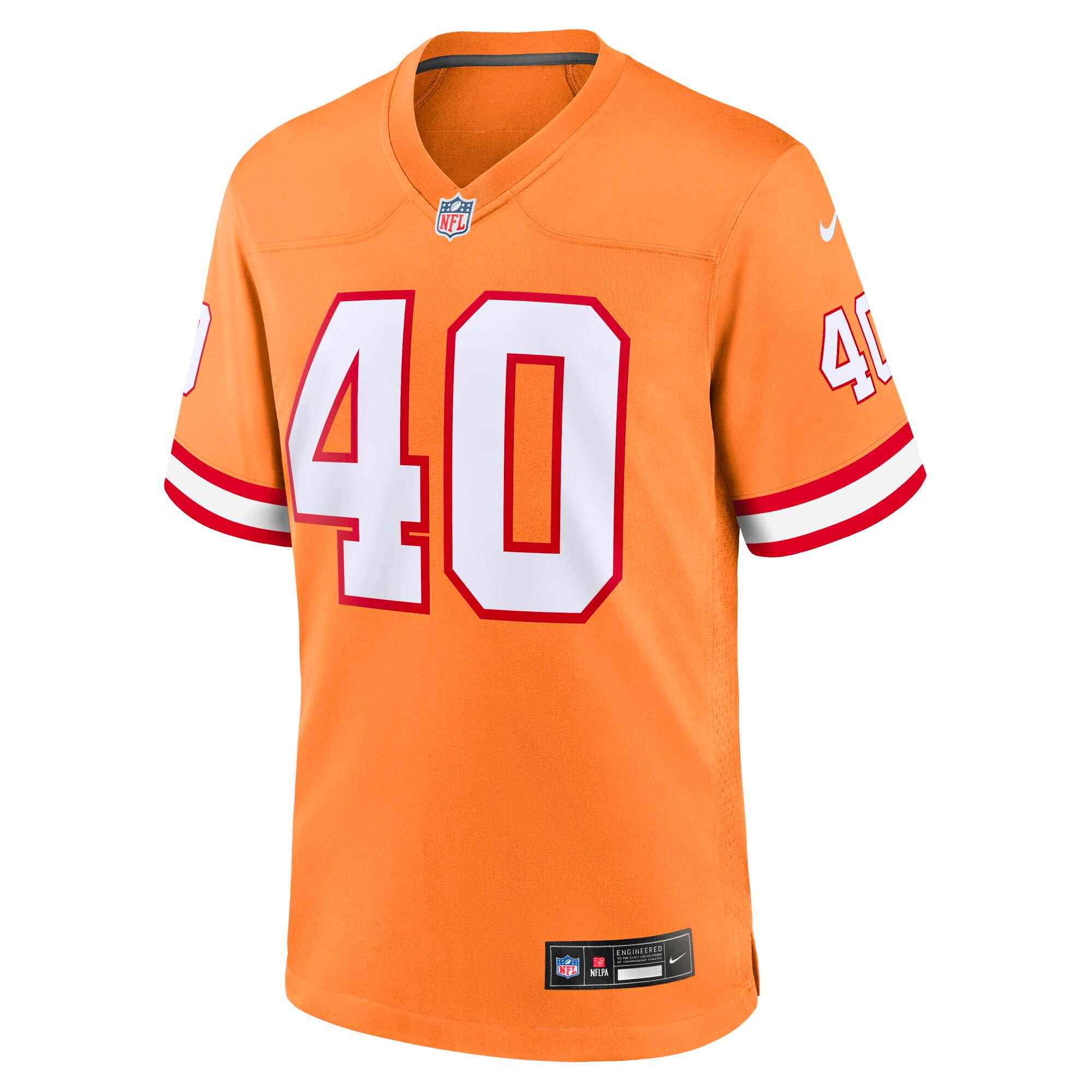 Tampa Bay Buccaneers Mike Alstott Orange Retired Player Game NFL Jersey Youth