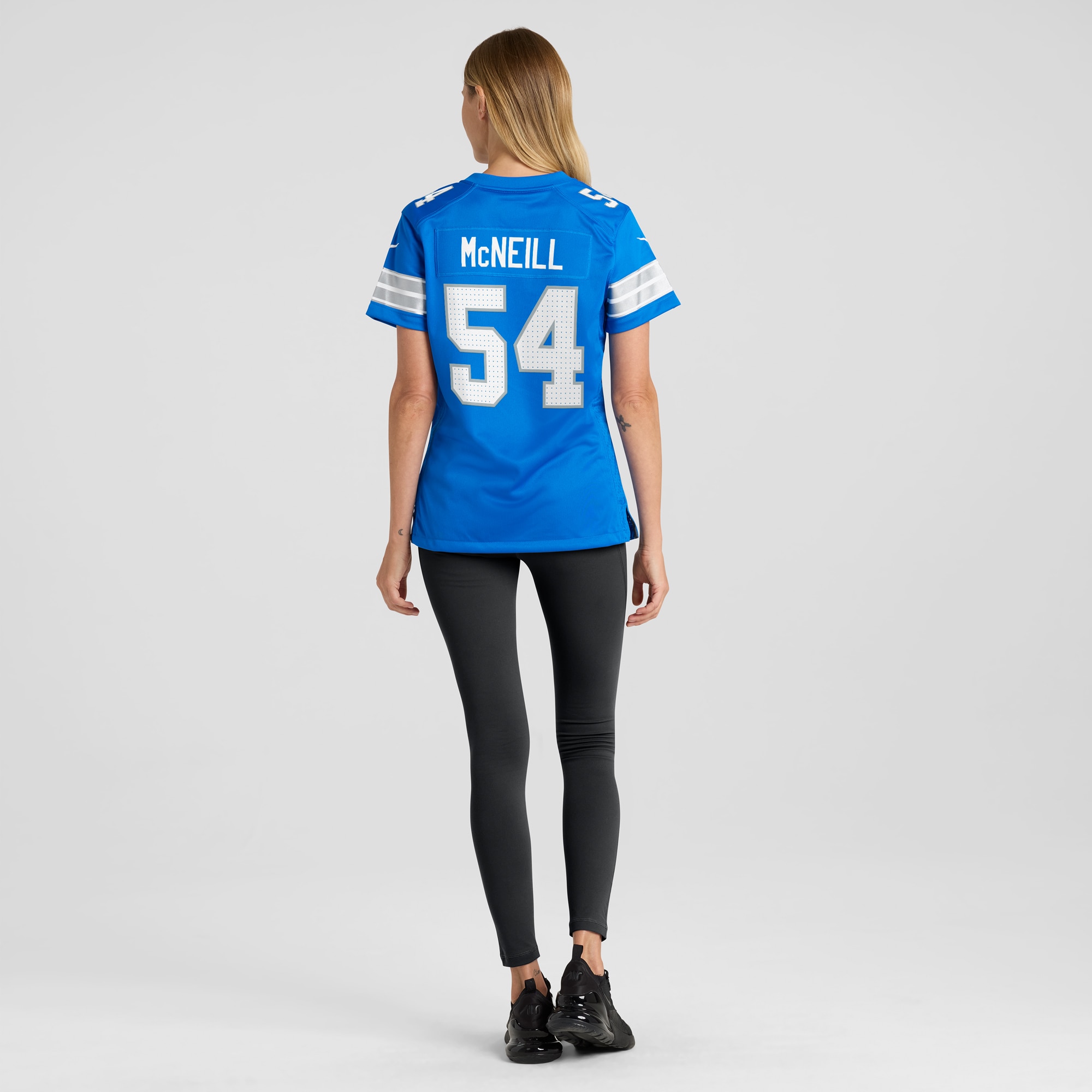 Detroit Lions Alim McNeill Blue Team Game NFL Jersey Women's