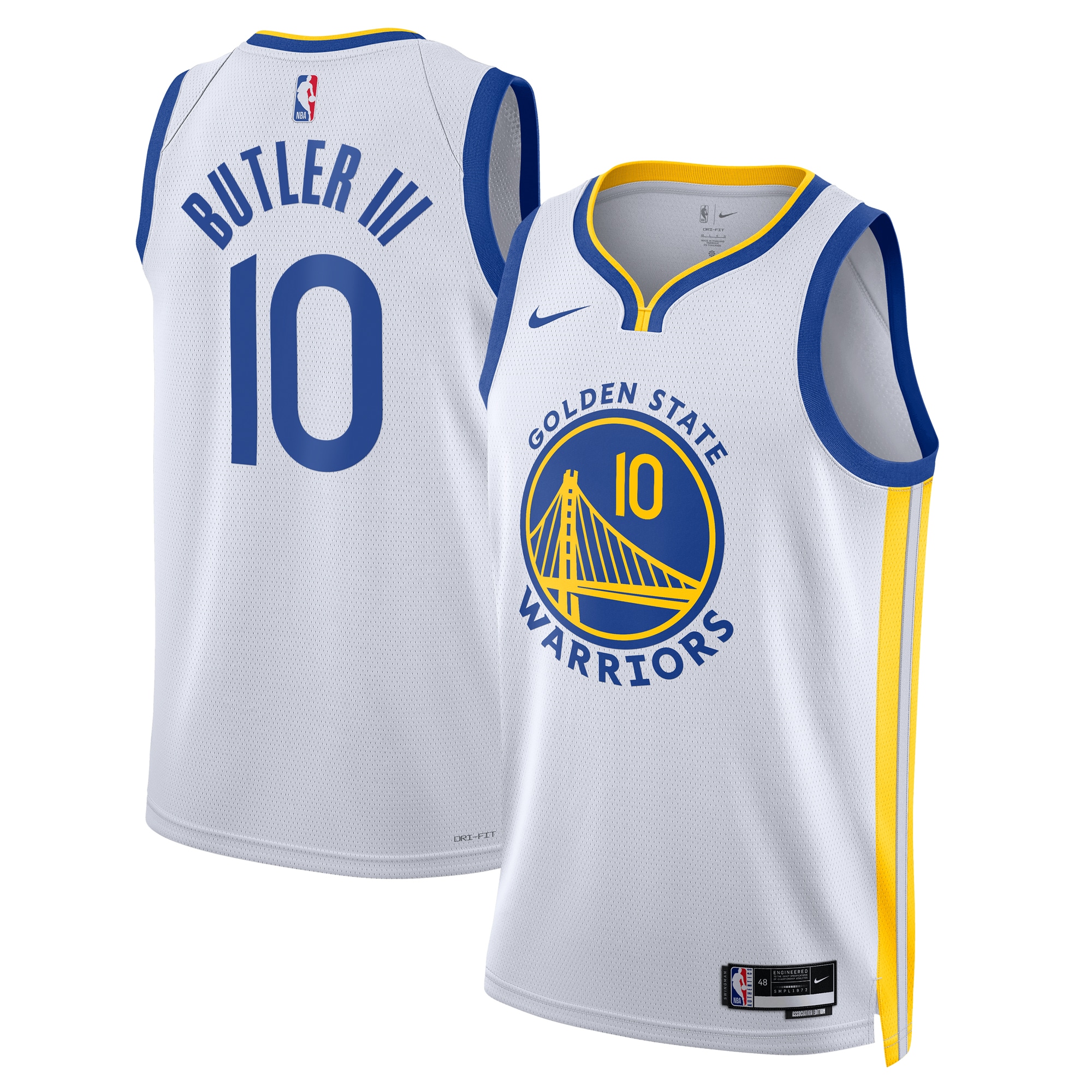 Golden State Warriors Association Edition Swingman White Jimmy Butler II Unisex NBA Jersey Unisex
