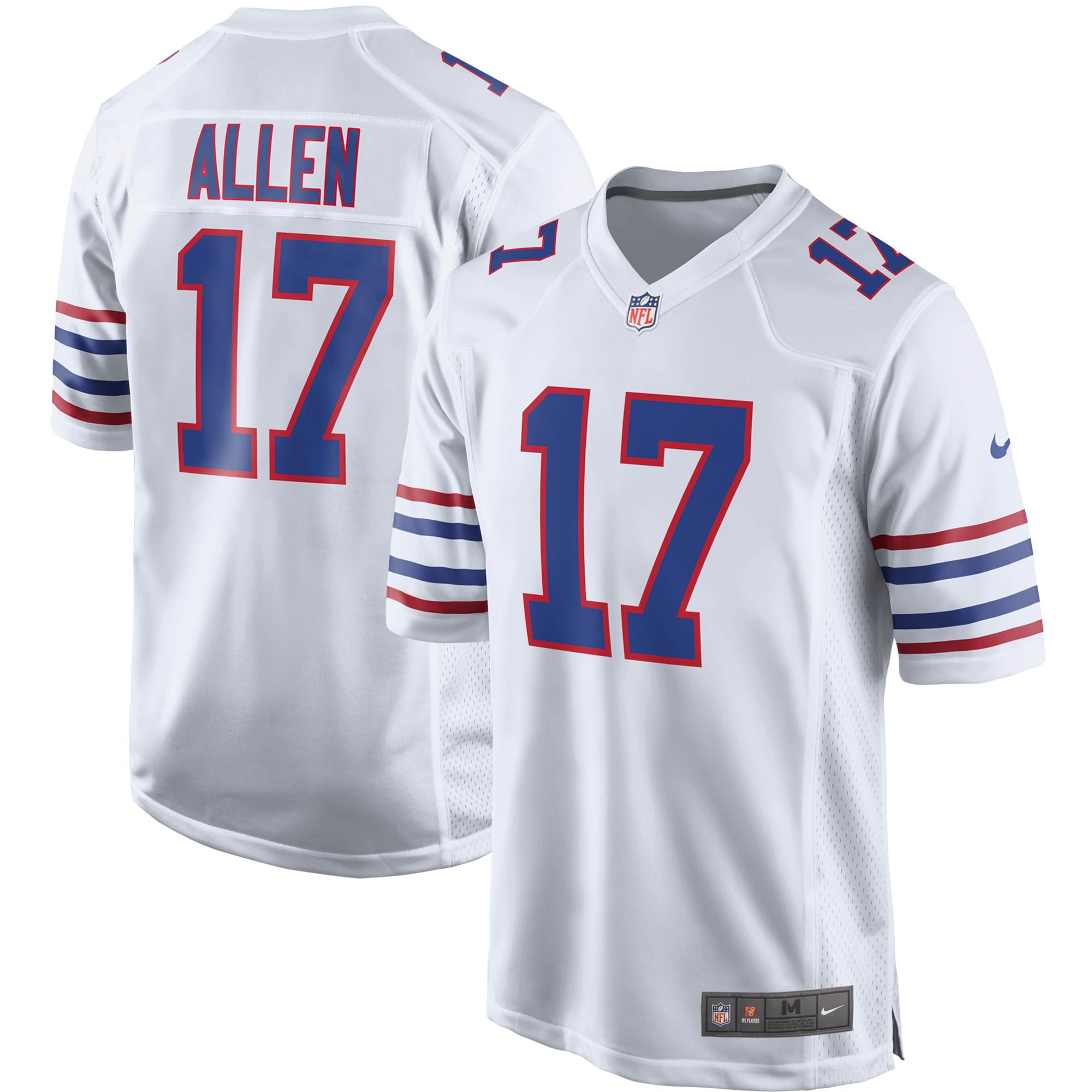 Buffalo Bills Josh Allen White Alternate Game Player NFL Jersey Men's