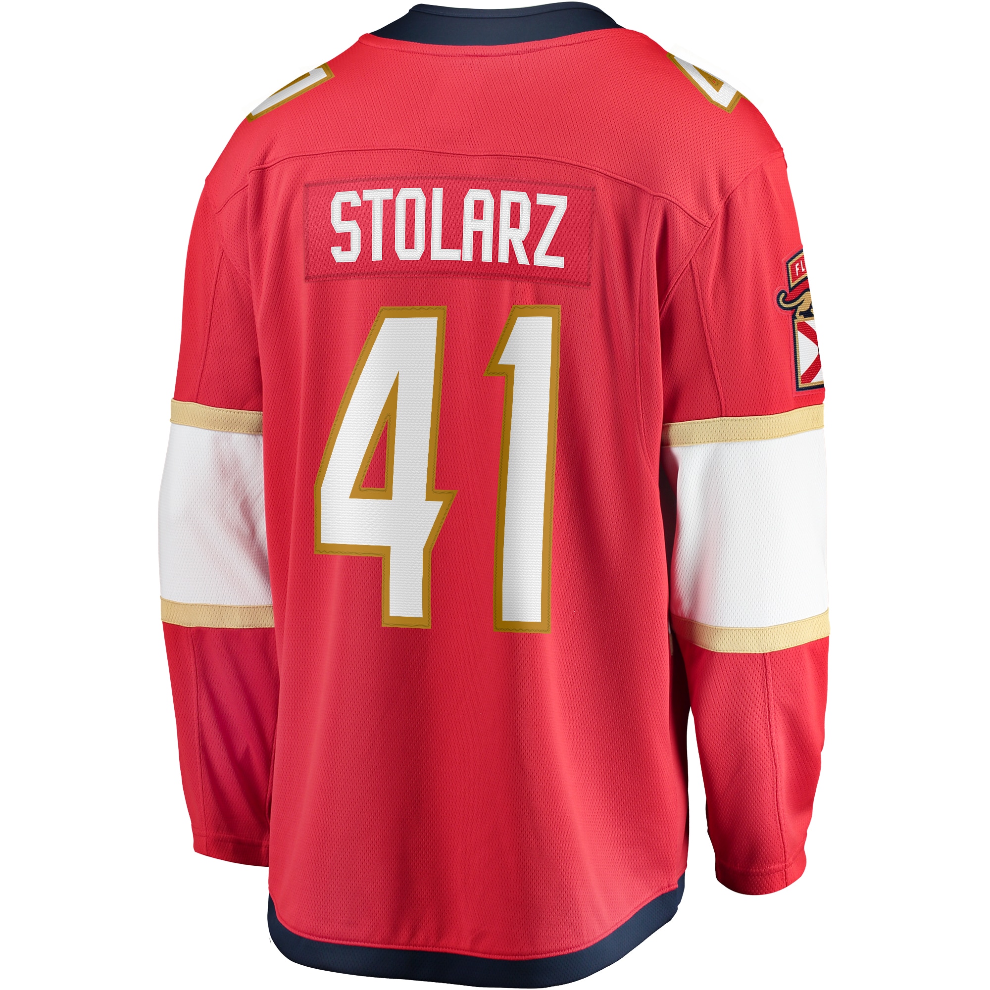 Florida Panthers Anthony Stolarz Red Home Breakaway NHL Jersey Men's