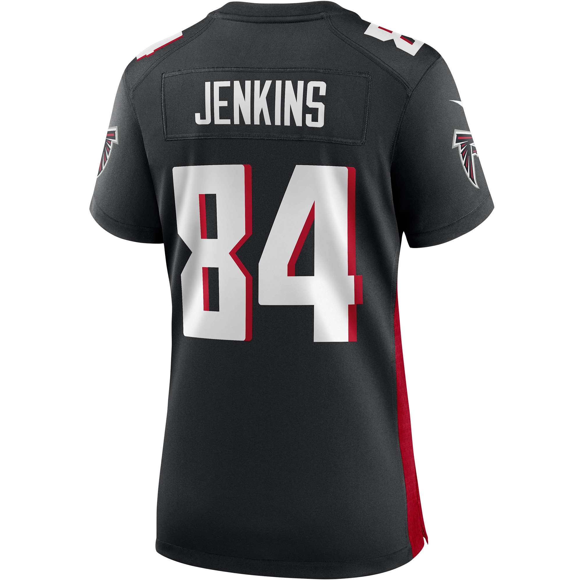 Atlanta Falcons Alfred Jenkins Black Game Retired Player NFL Jersey Women's