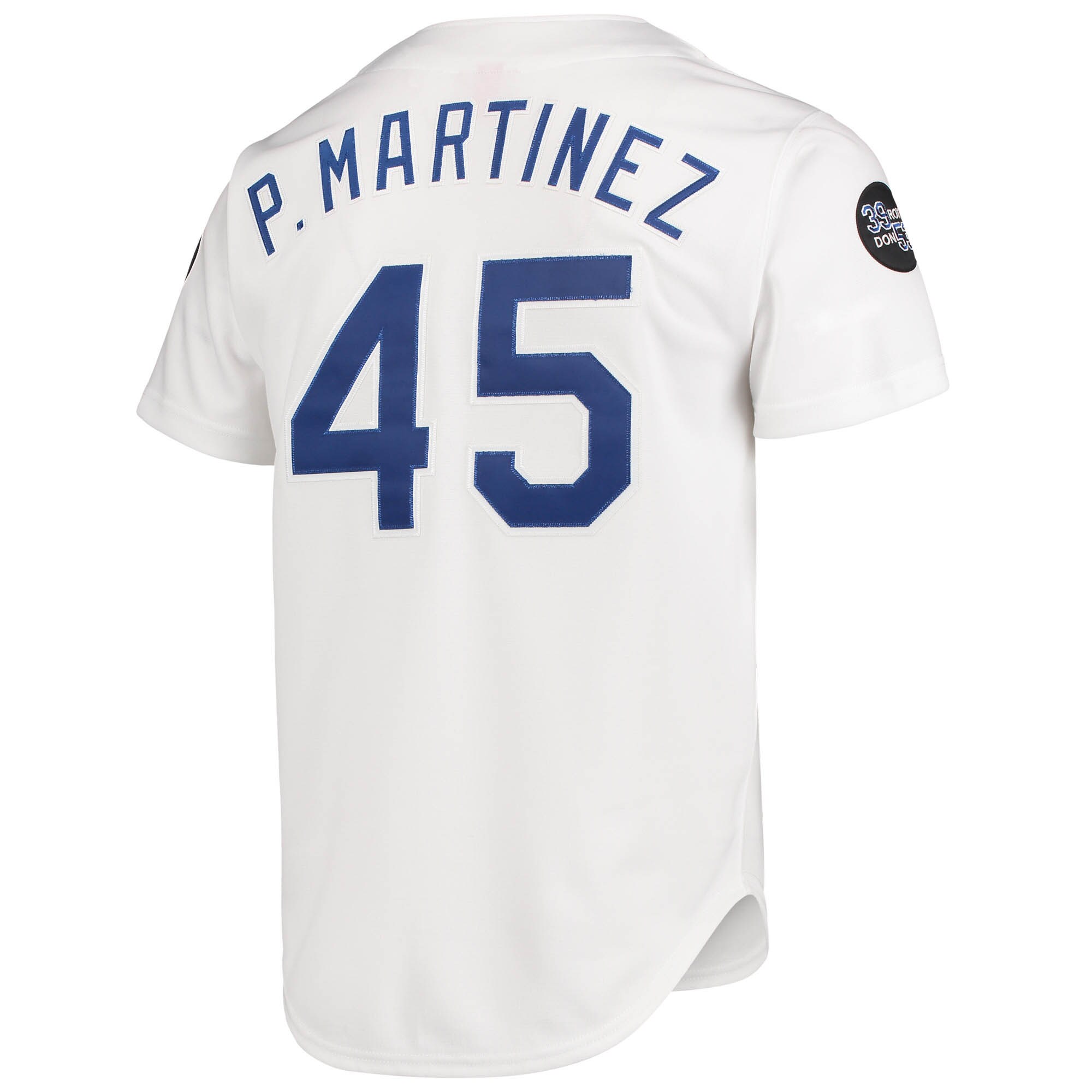 Los Angeles Dodgers Pedro Martinez Mitchell Ness White 1993 Cooperstown Collection Home MLB Jersey Men's