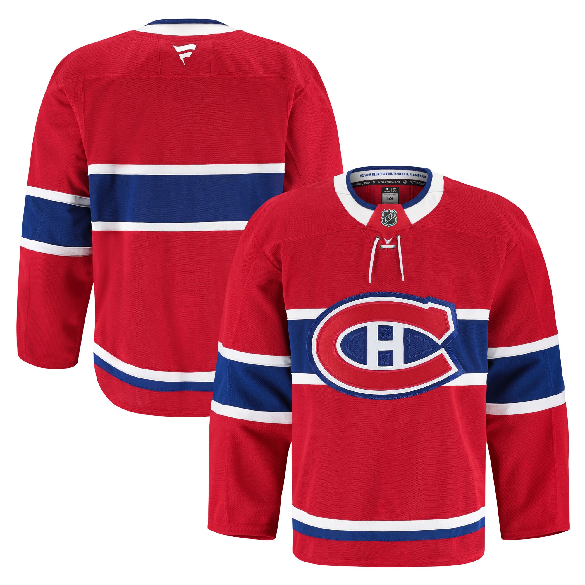 Montreal Canadiens Red Home Pro NHL Jersey Men's