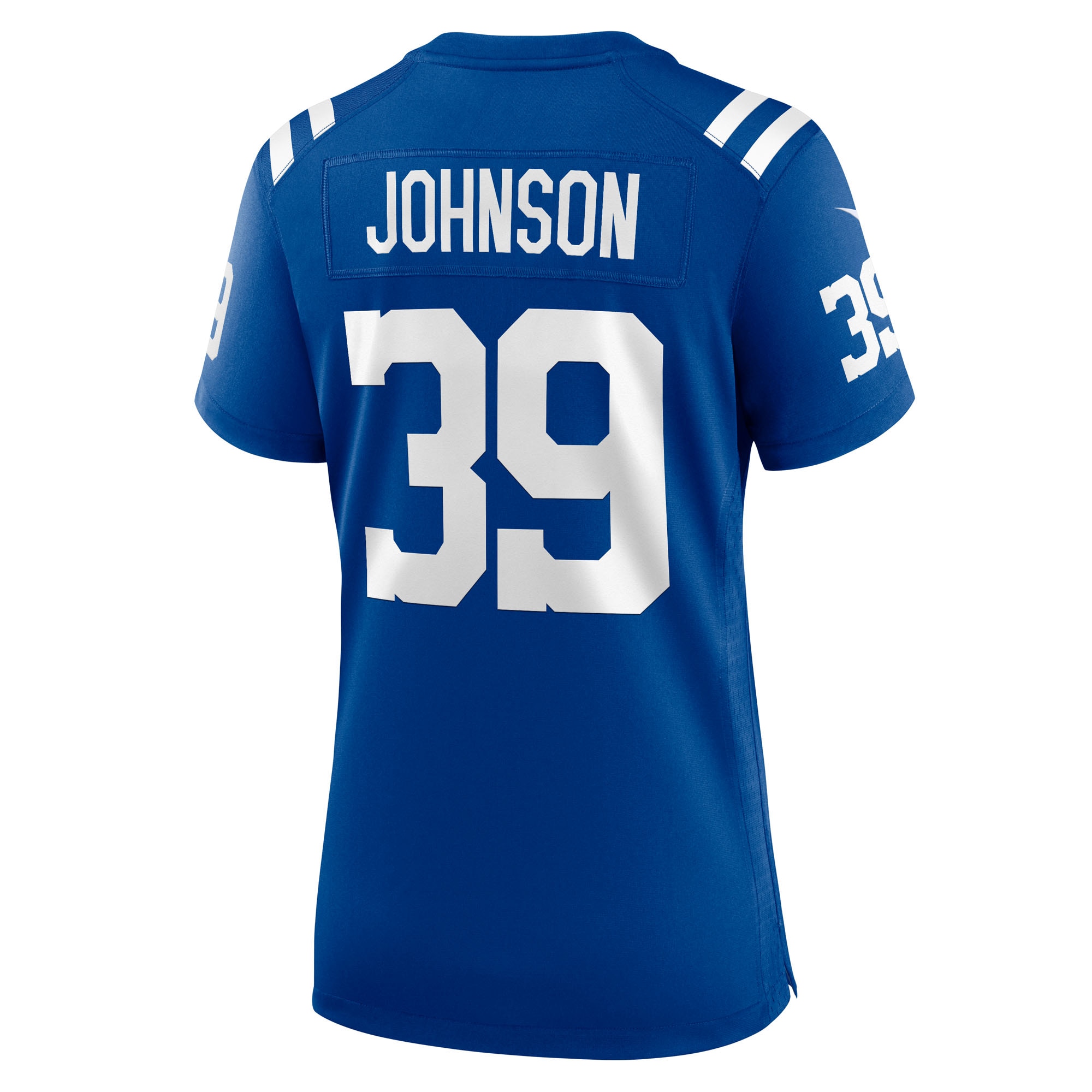 Indianapolis Colts Alex Johnson Royal Team Game NFL Jersey Women's