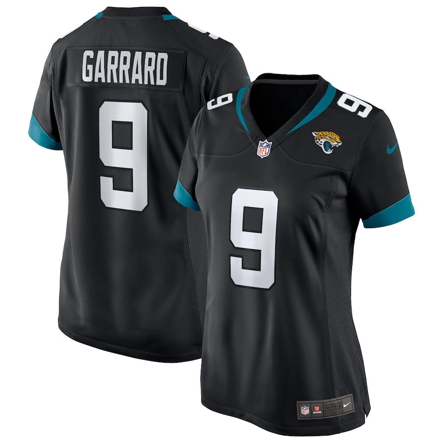 David Garrard 9 Jacksonville Jaguars Game Retired Black NFL Jersey Women's