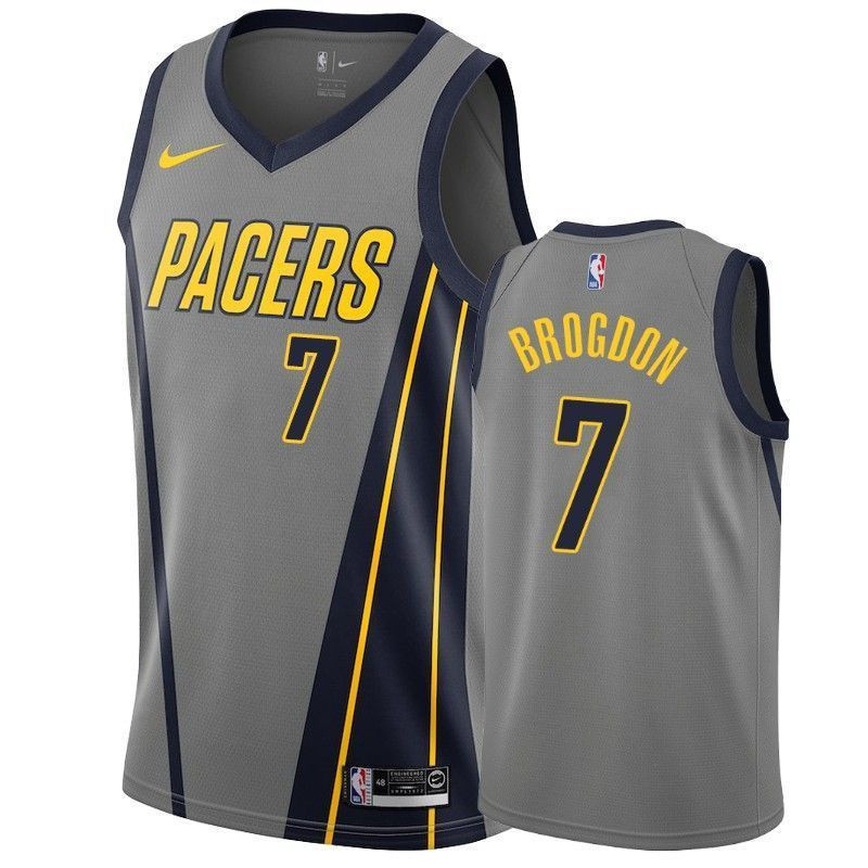 Indiana Pacers Malcolm Brogdon 7 City NBA Jersey Men's
