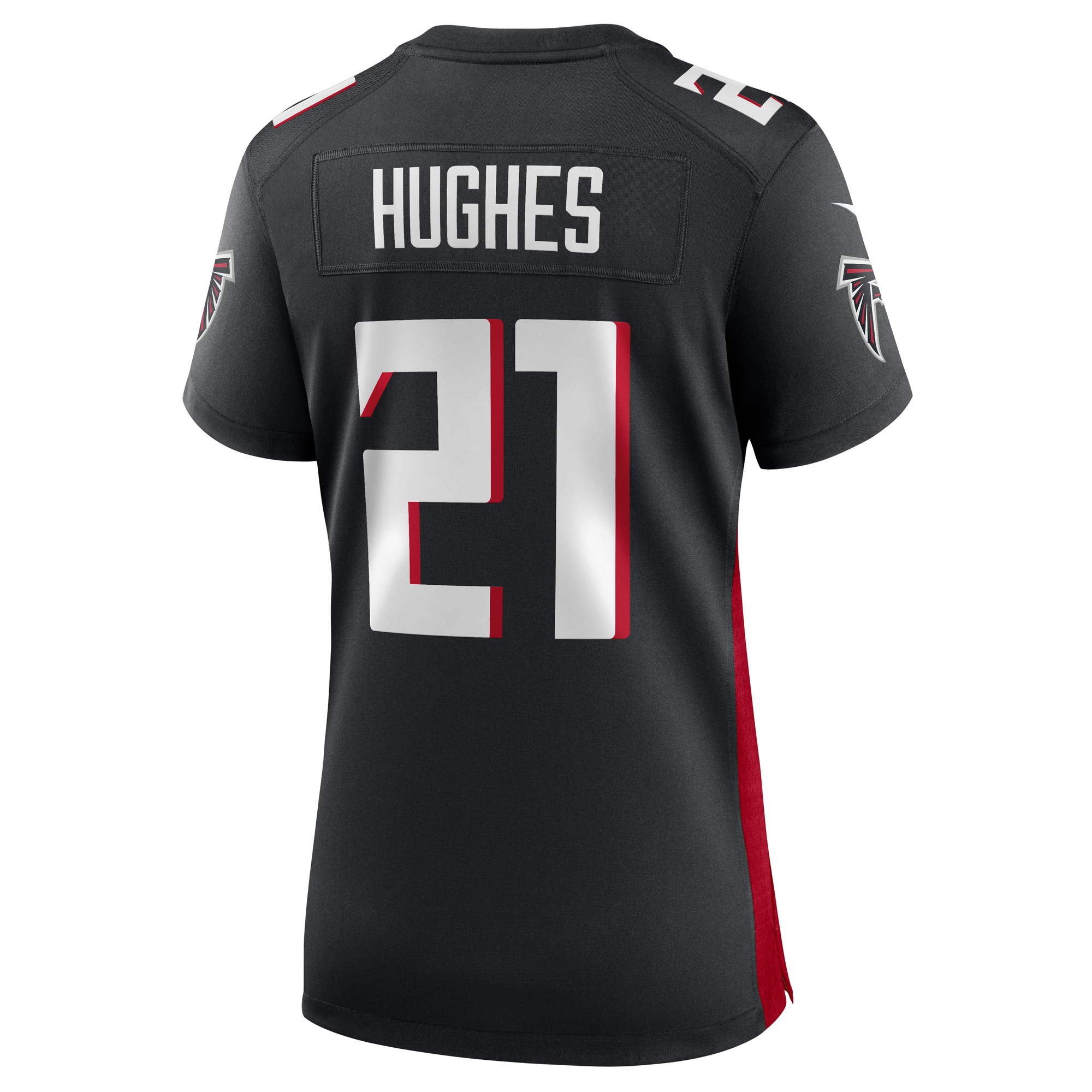 Atlanta Falcons Mike Hughes Black Game Player NFL Jersey Women's