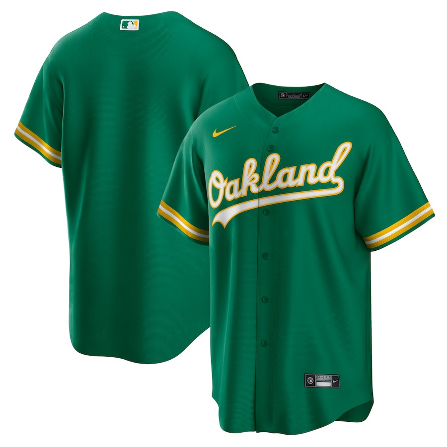 Oakland Athletics Alternate Team Green MLB Jersey Men's