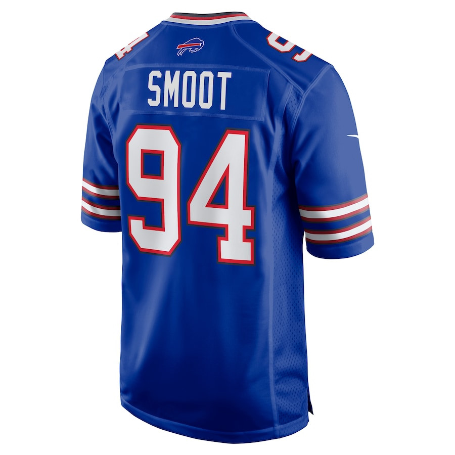 Dawuane Smoot 94 Buffalo Bills Game Royal NFL Jersey Men's